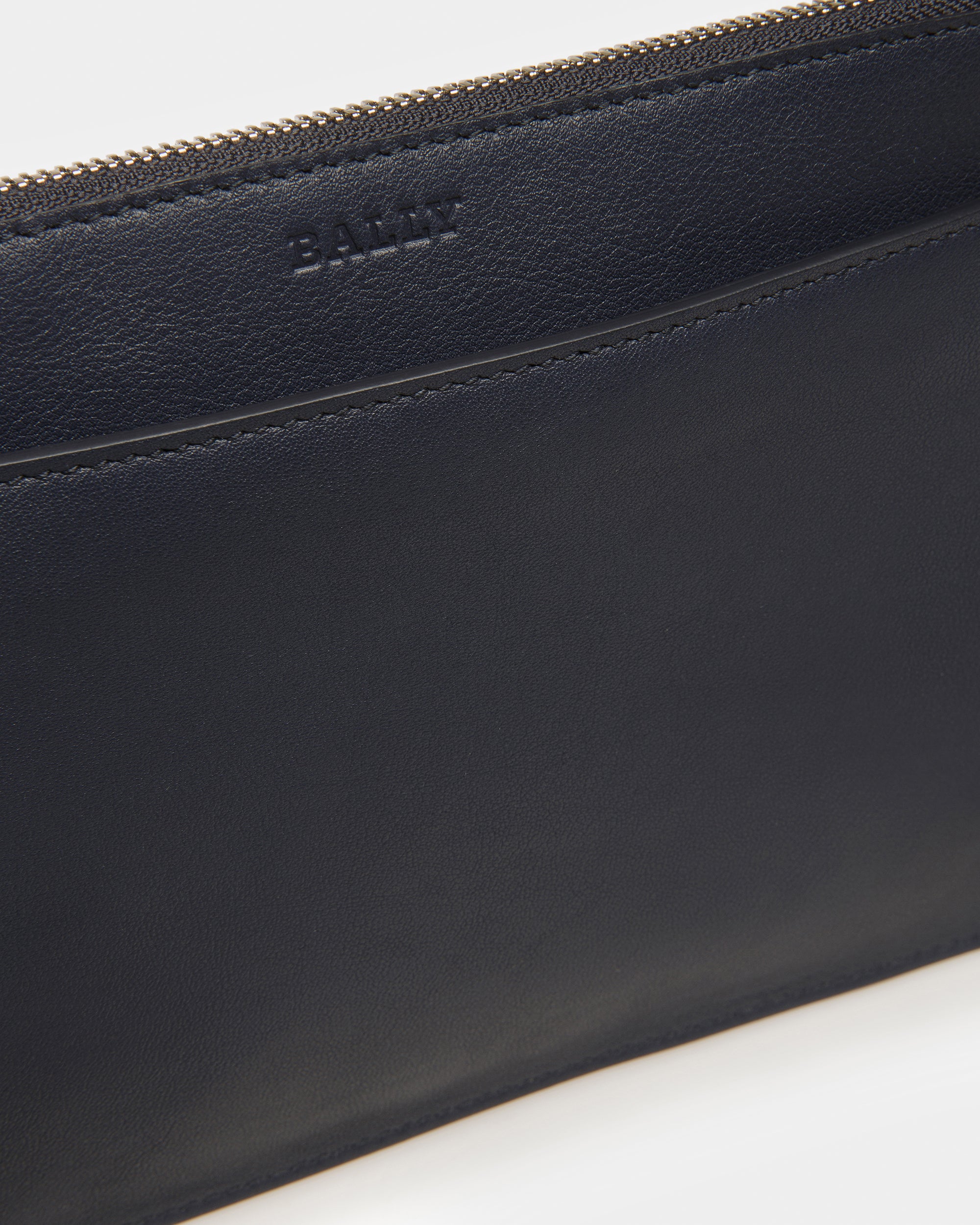 Havid Leather Tote In Midnight Blue And Light Blue - Men's - Bally - 10