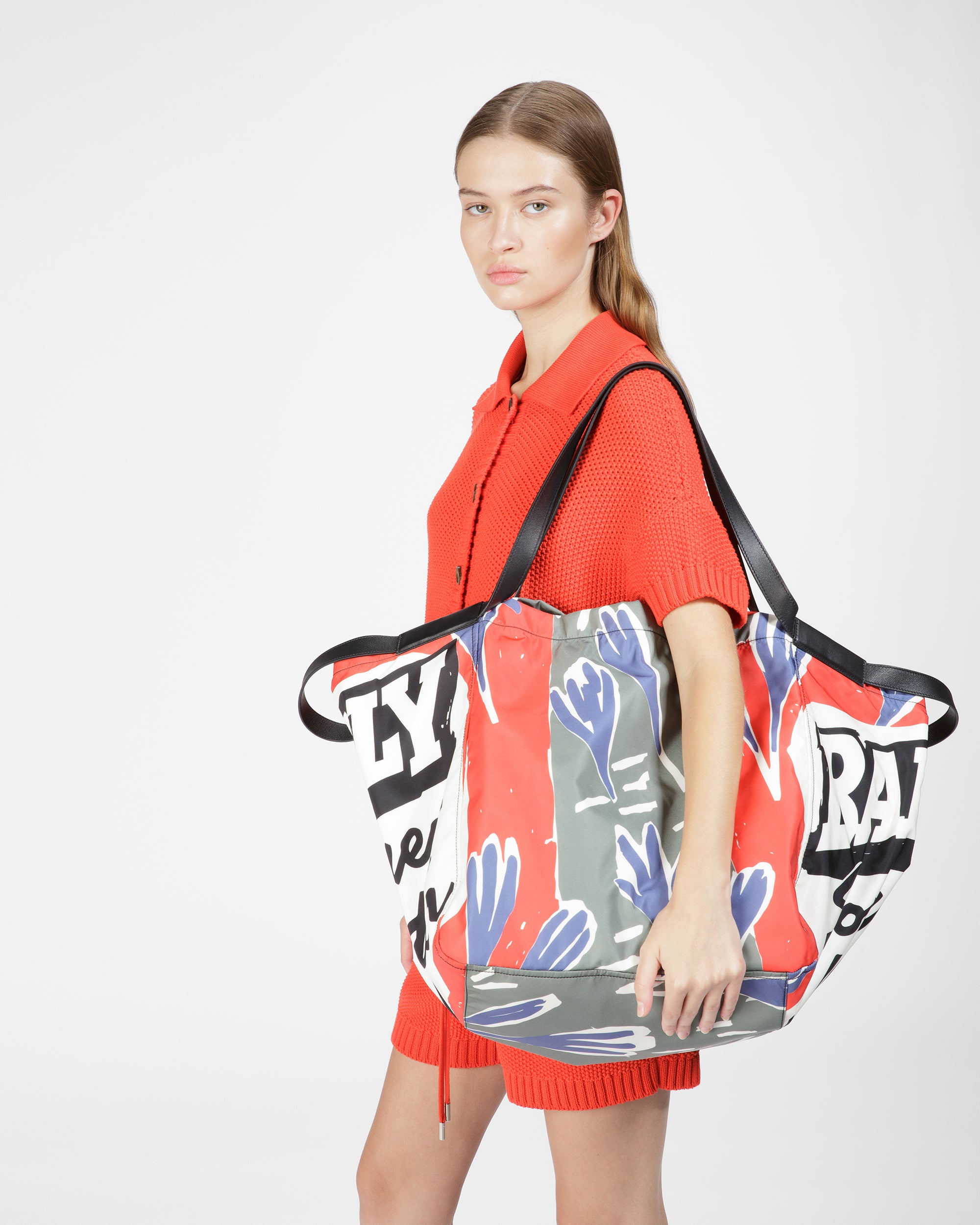 Billboard Nylon And Fabric Tote In Sage - Men's - Bally - 02