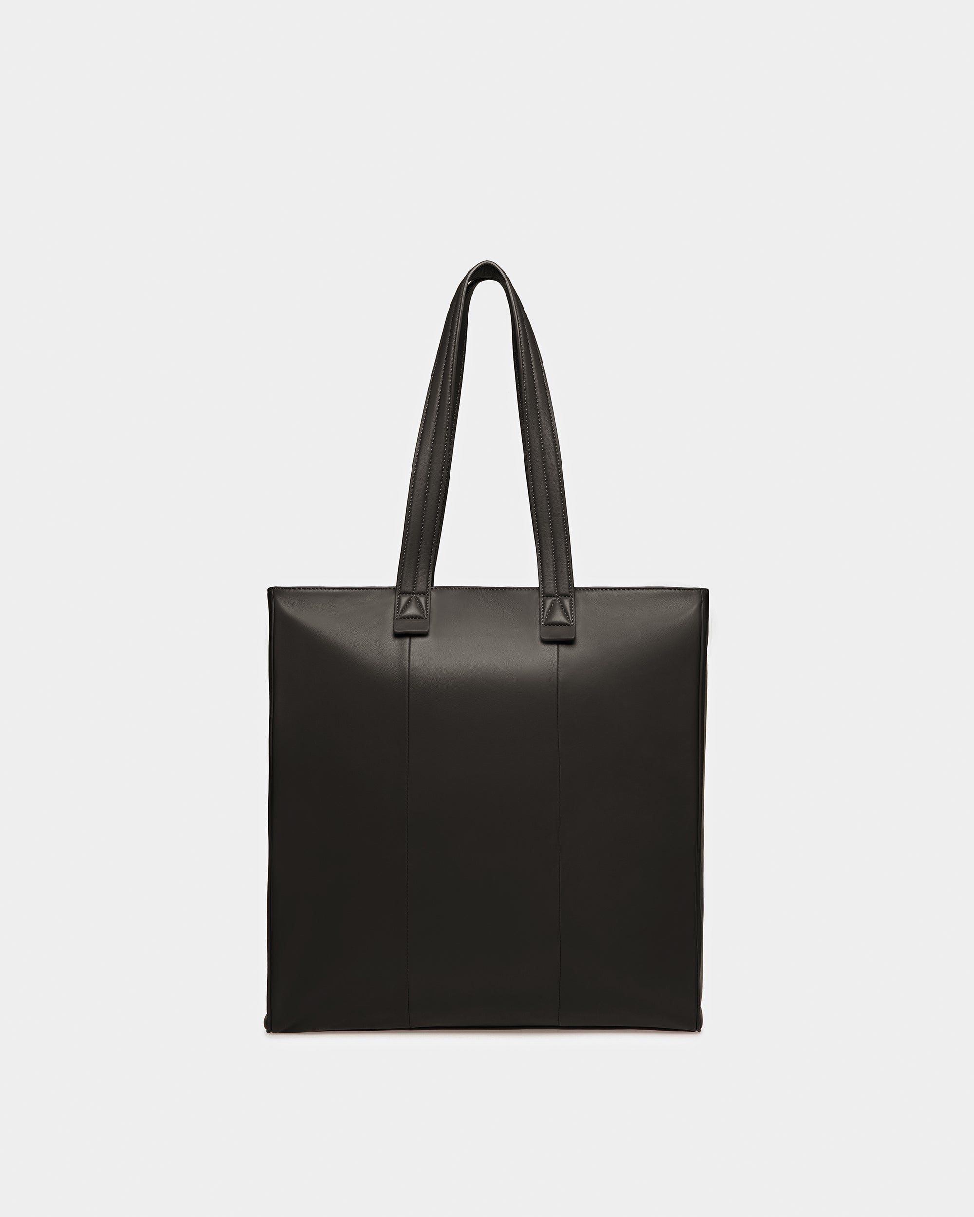 Arienn Leather Tote In Black - Men's - Bally - 03
