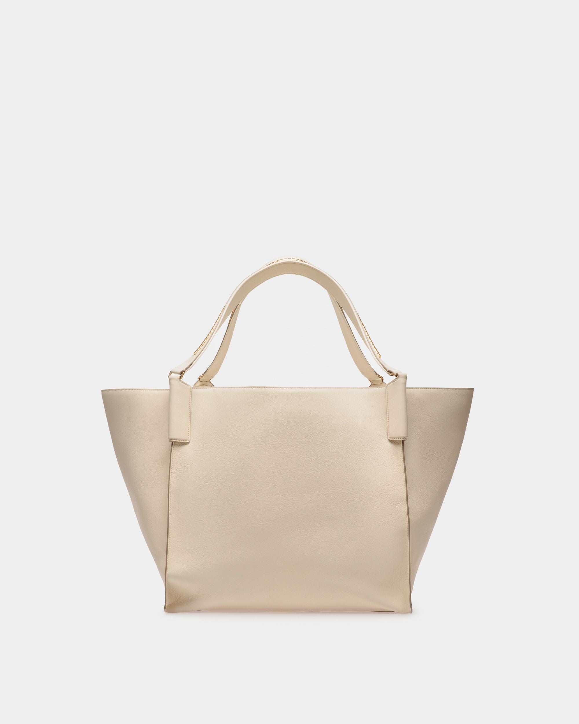 Arkle Extra Large Shopper In Bone Leather - Men's - Bally - 03