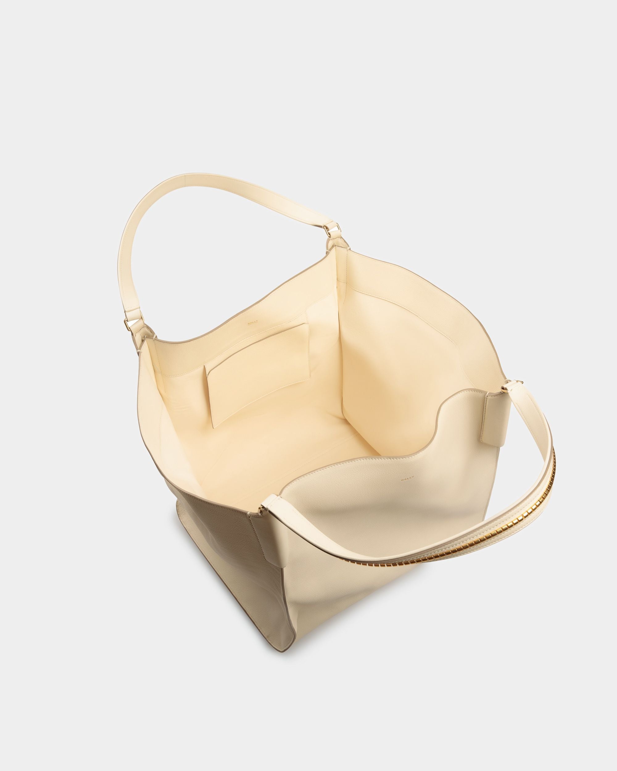 Arkle Extra Large Shopper In Bone Leather - Men's - Bally - 05
