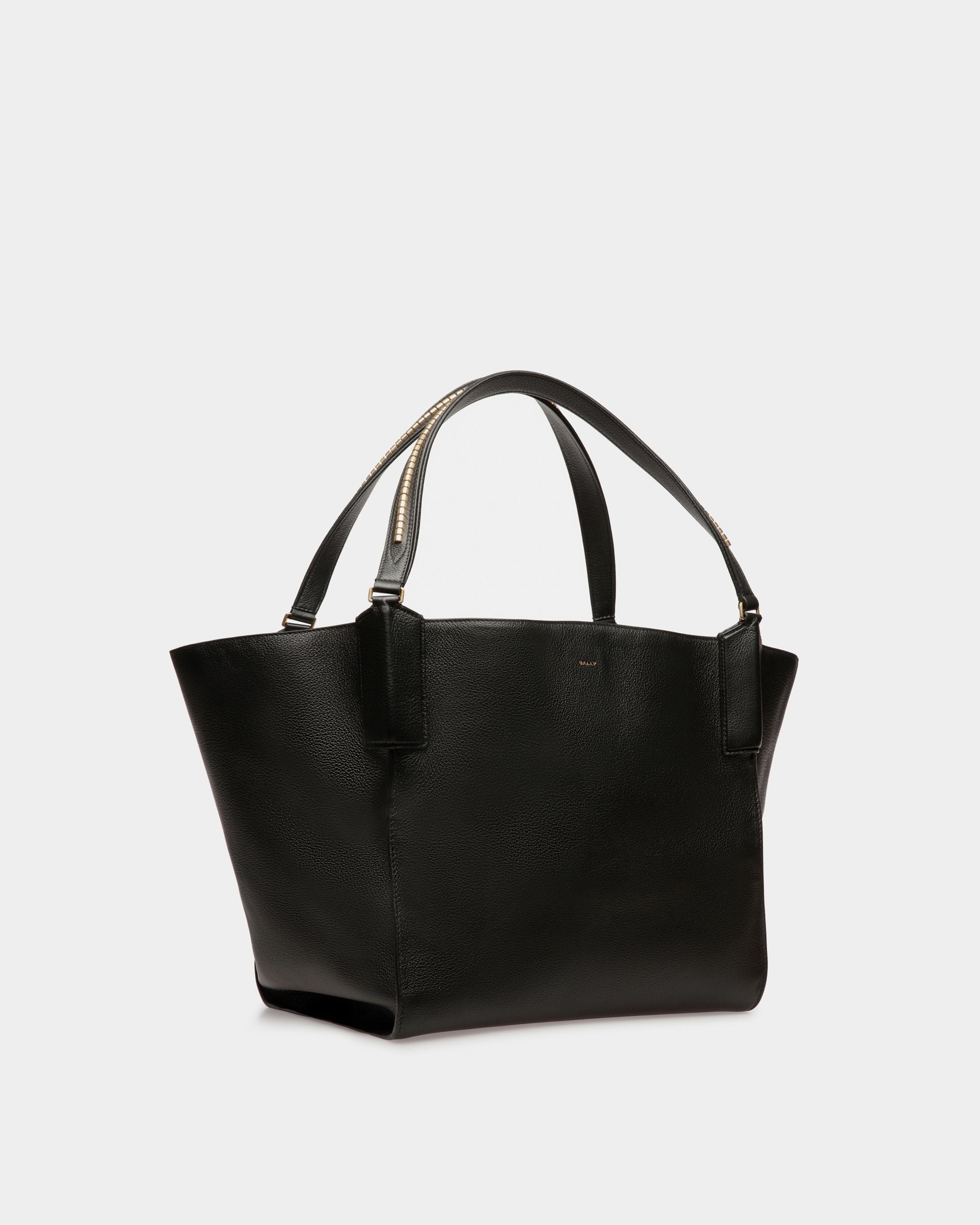 Arkle Large Shopper In Black Leather - Men's - Bally - 04