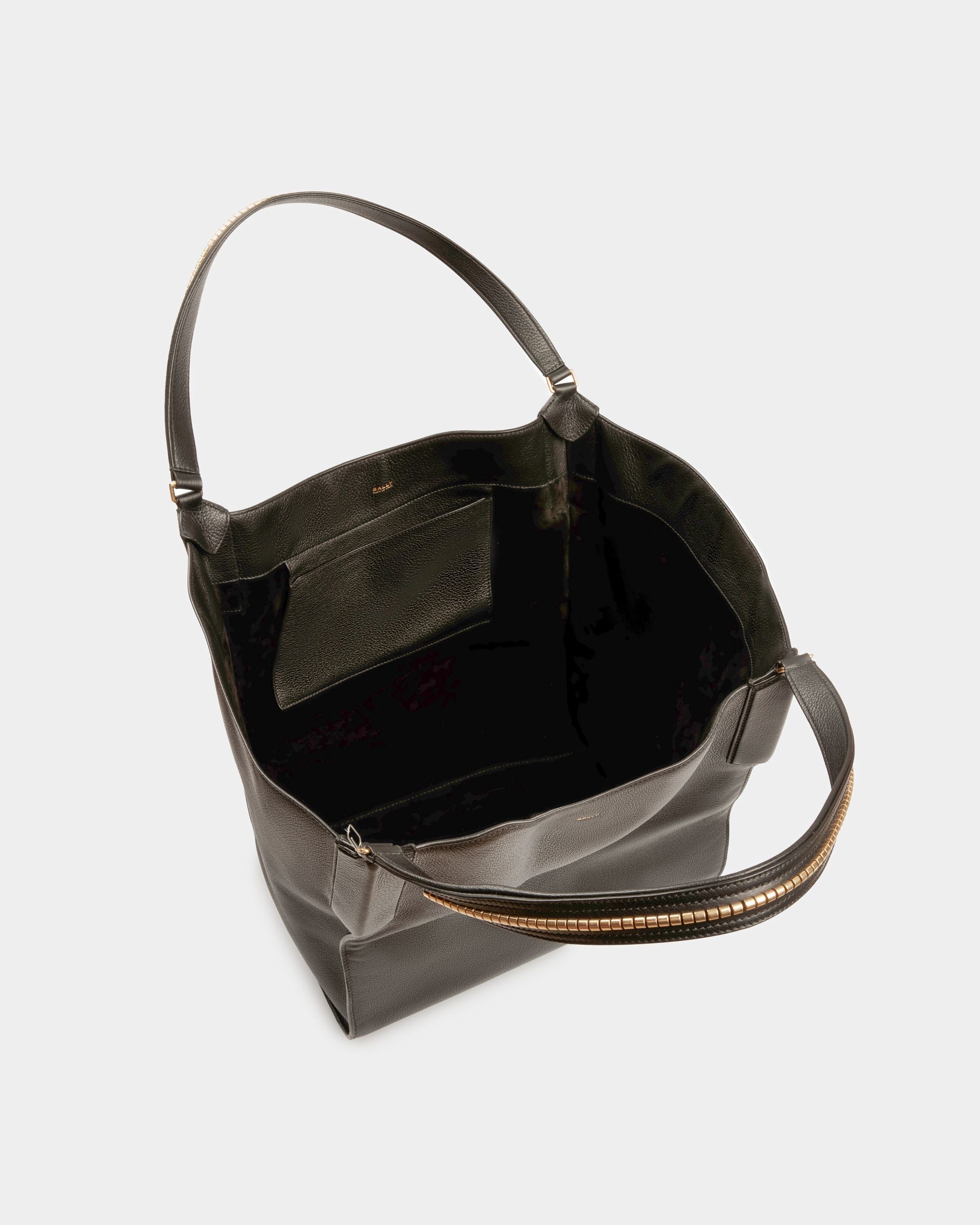 Arkle Large Shopper In Black Leather - Men's - Bally - 05