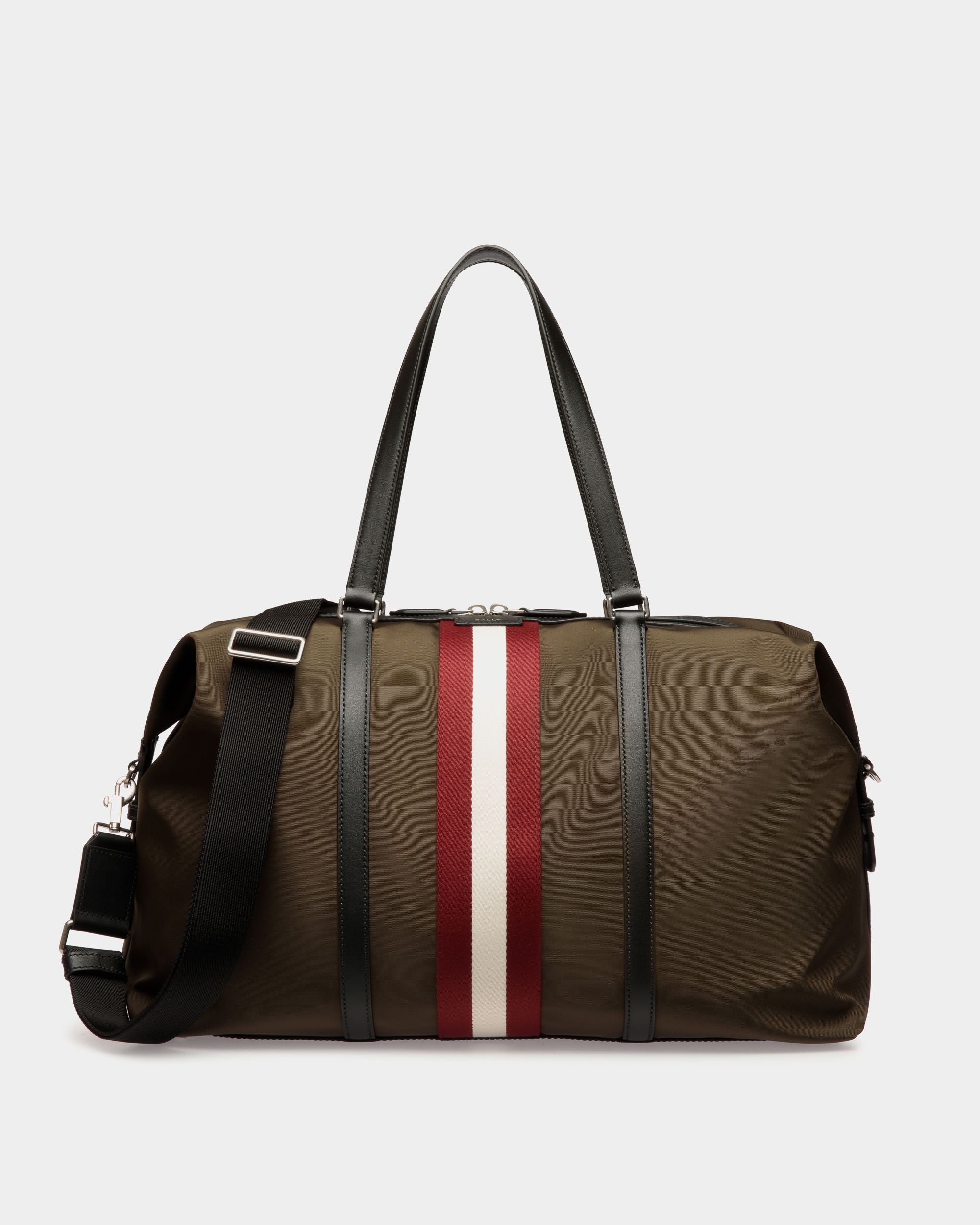 Code Weekender In Military Green Nylon - Men's - Bally - 01