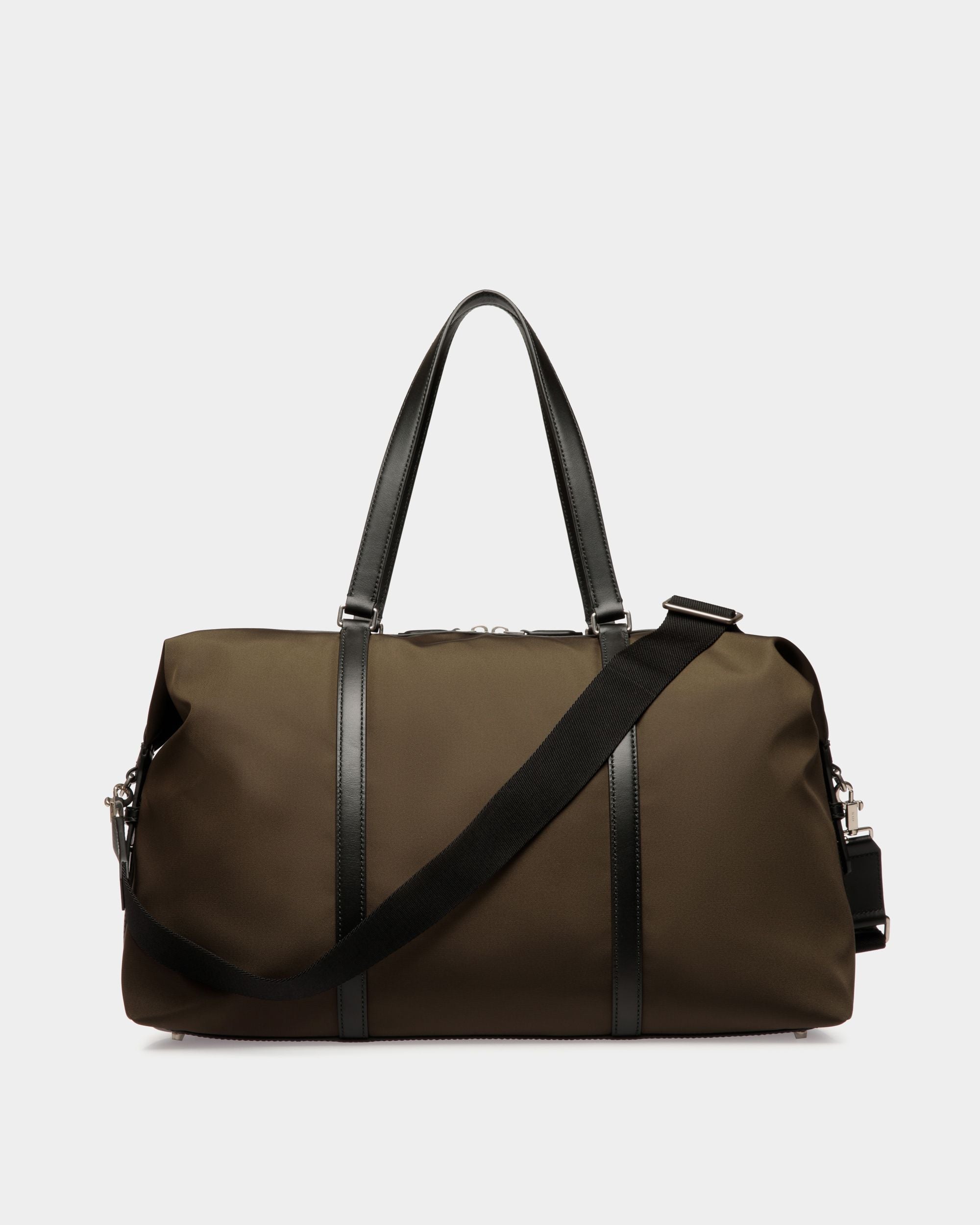 Code Weekender In Military Green Nylon - Men's - Bally - 03