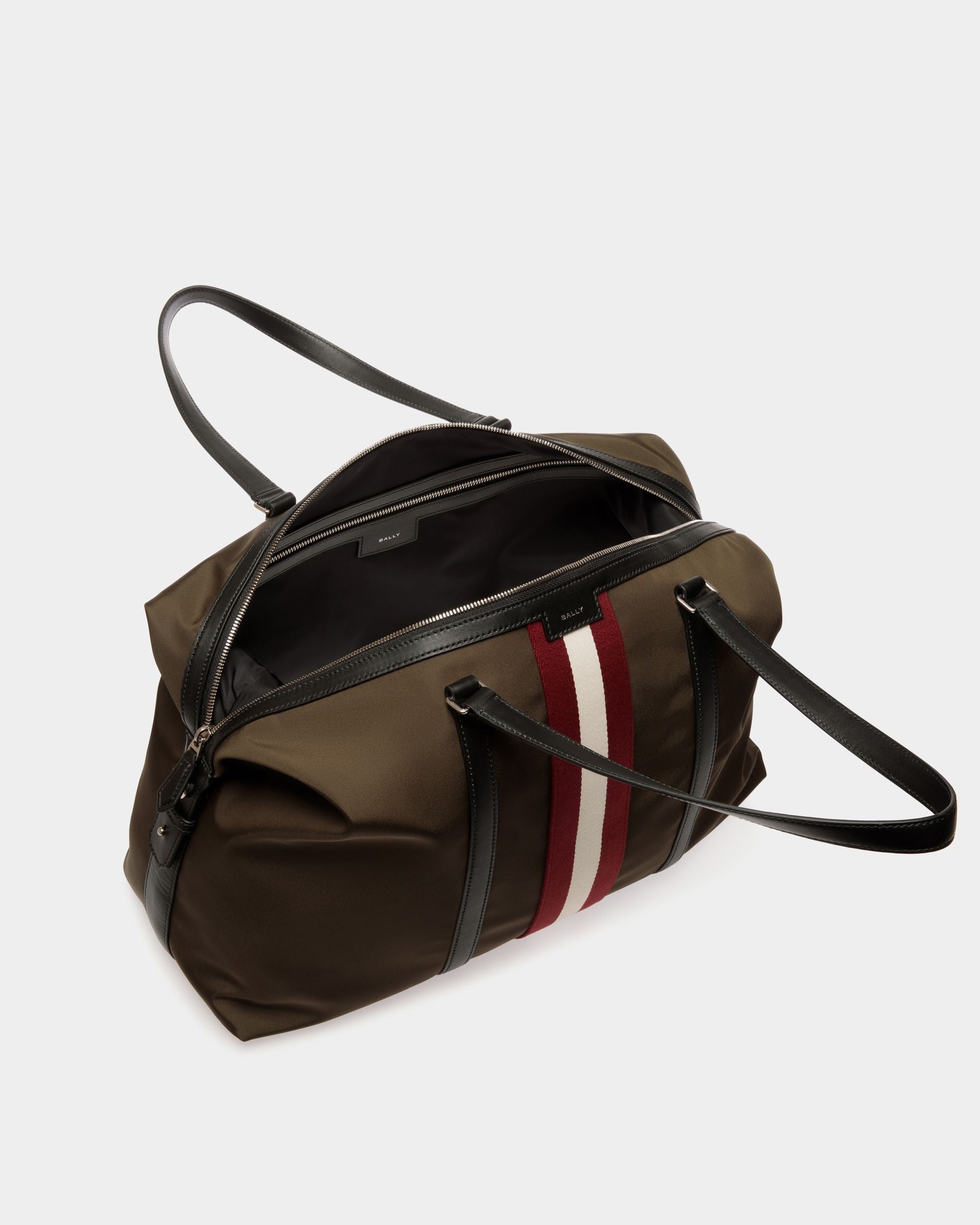 Code Weekender In Military Green Nylon - Men's - Bally - 05