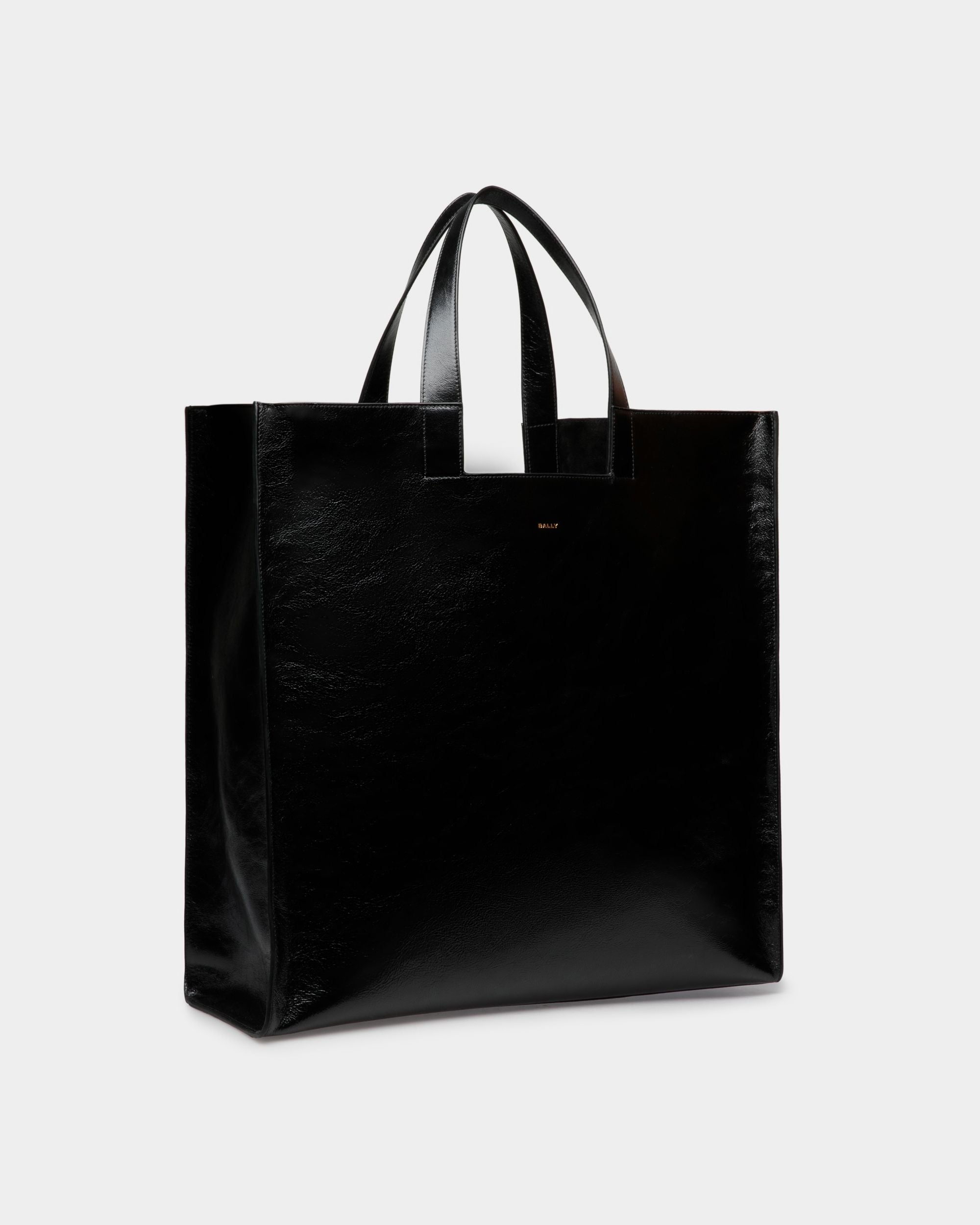 Easy Bally Tote in Black Leather - Men's - Bally - 04
