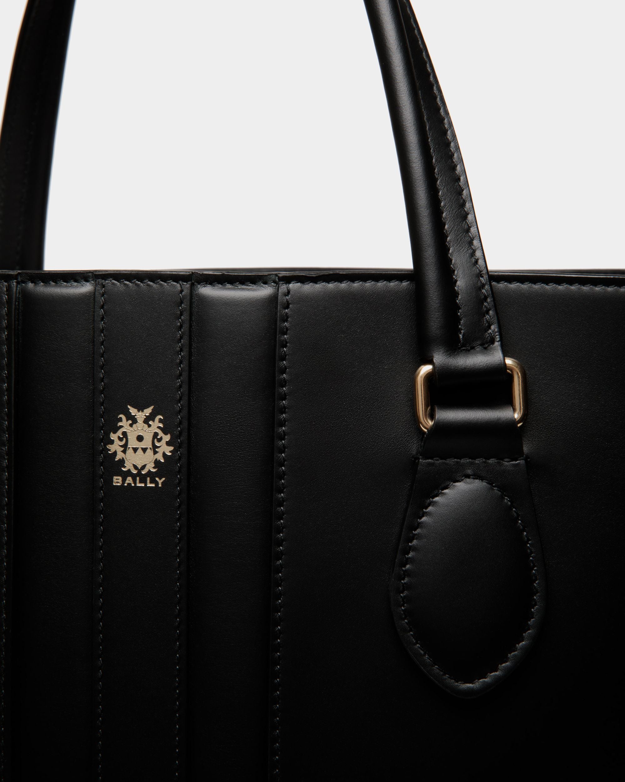 Beckett Tote In Black Leather - Men's - Bally - 05