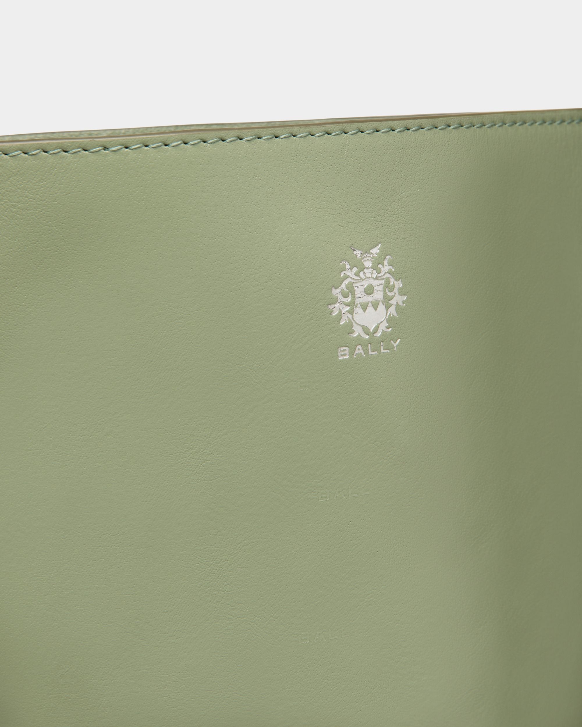 Beckett Tote in Olive Green Leather - Men's - Bally - 06