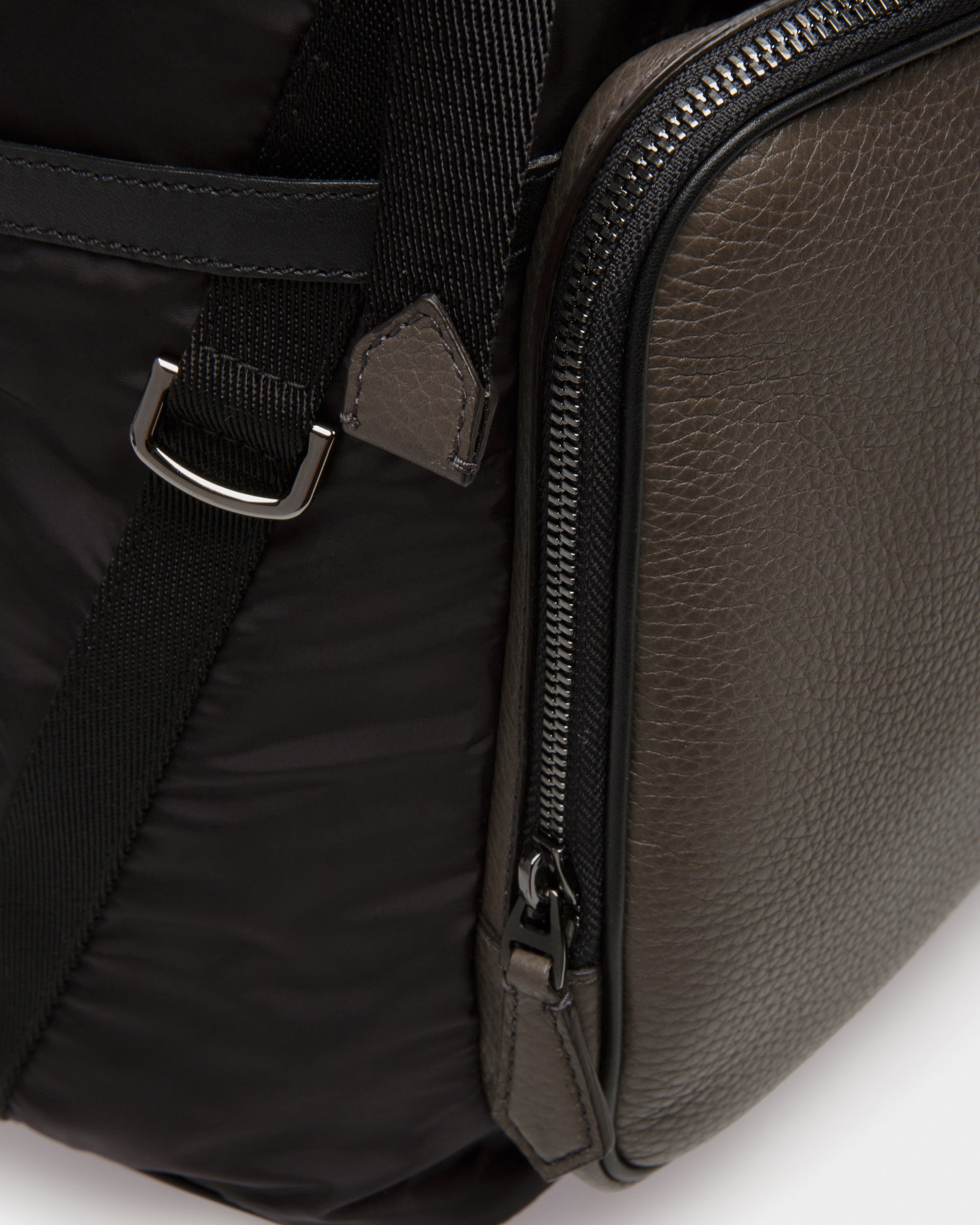 Bergmann Recycled Nylon Backpack In Black - Men's - Bally - 05