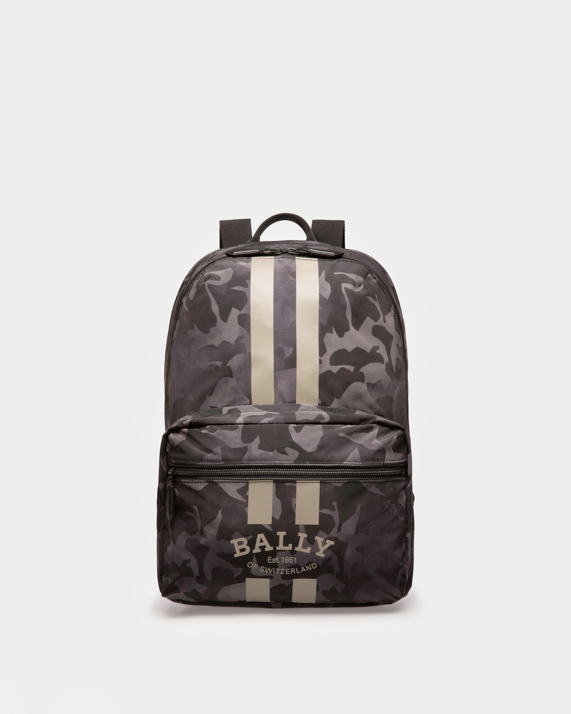 Fixie Nylon Backpack In Black - Men's - Bally - 01