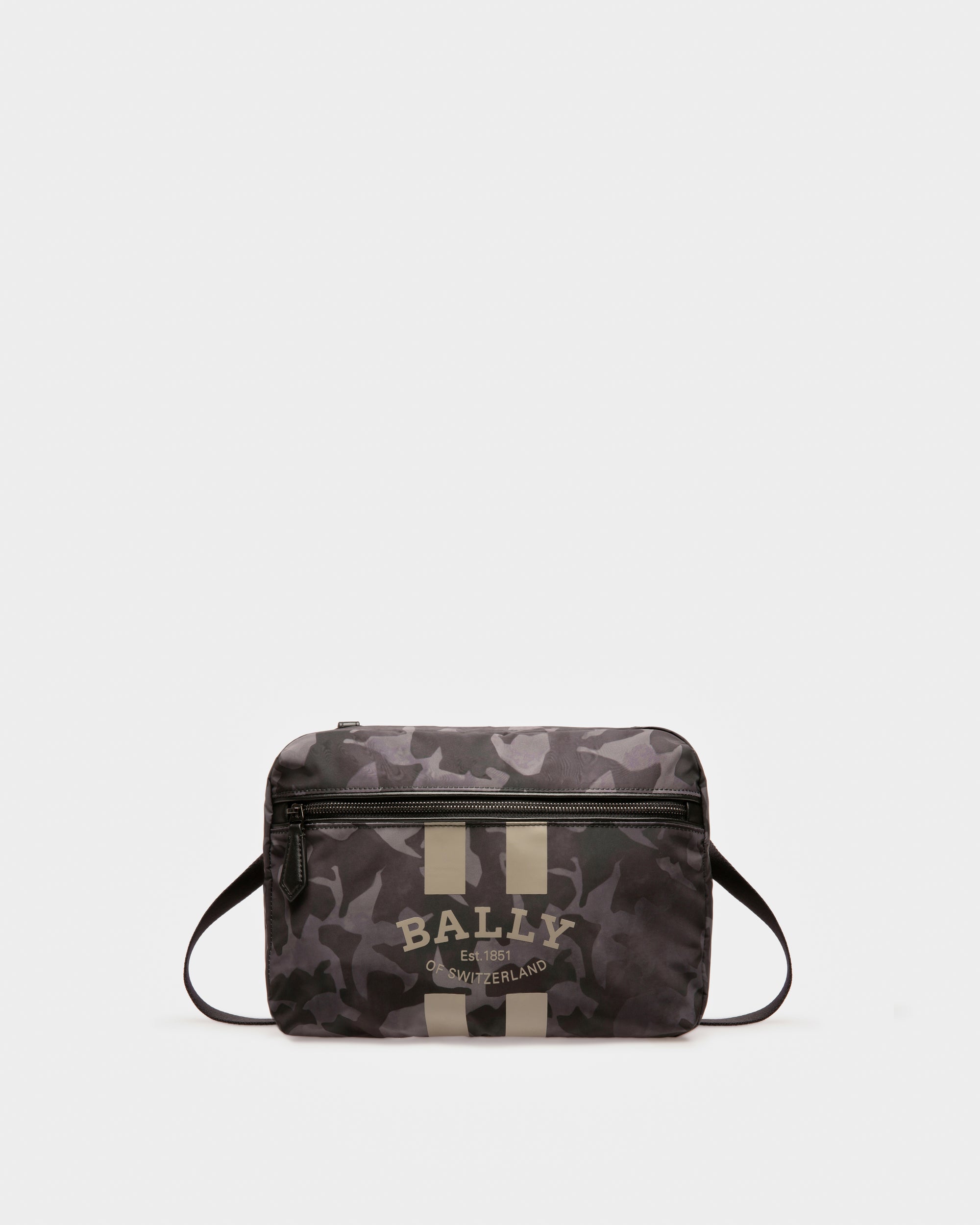Fixie Nylon Backpack In Black - Men's - Bally - 06