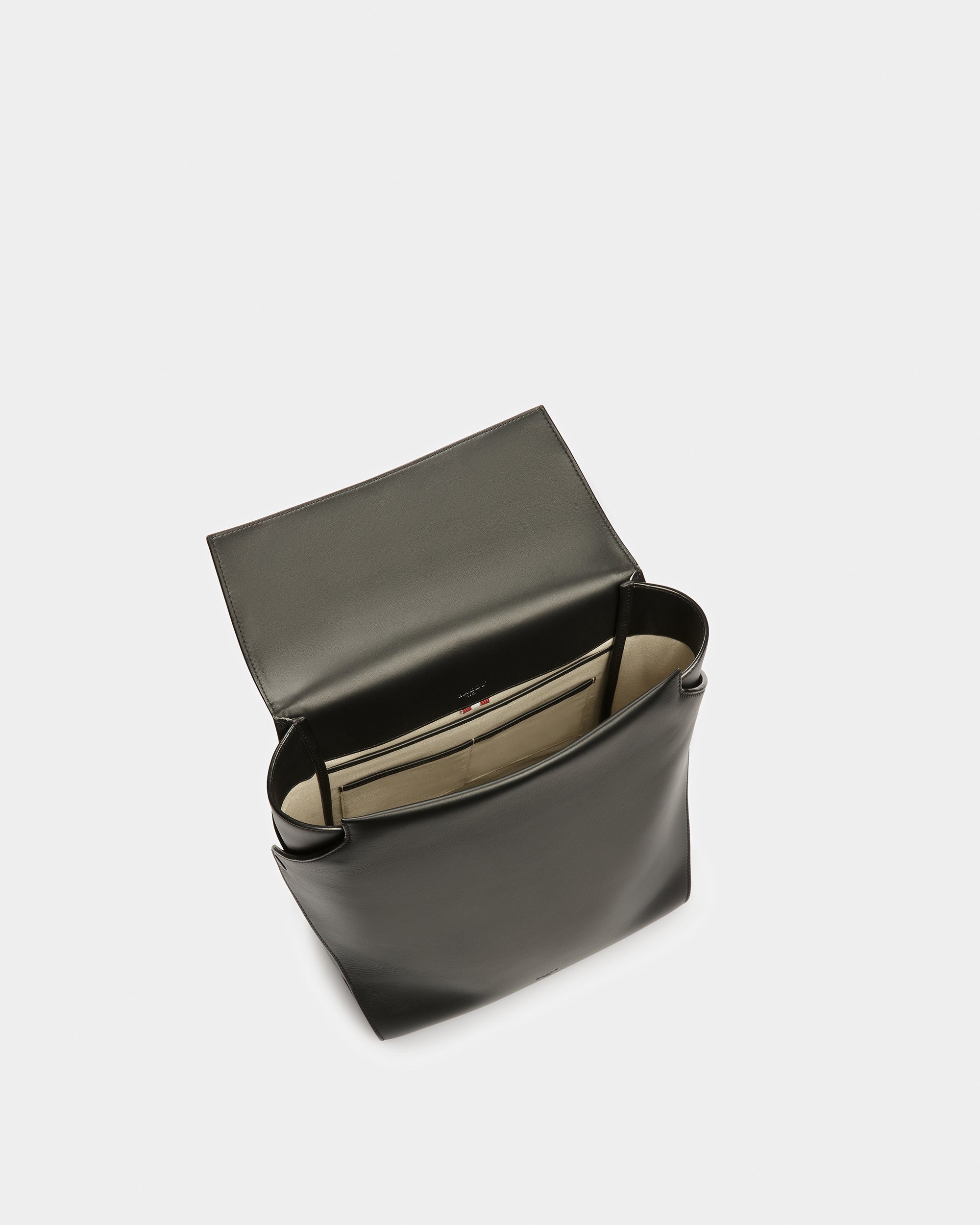 Azorin Leather Backpack In Black - Men's - Bally - 04