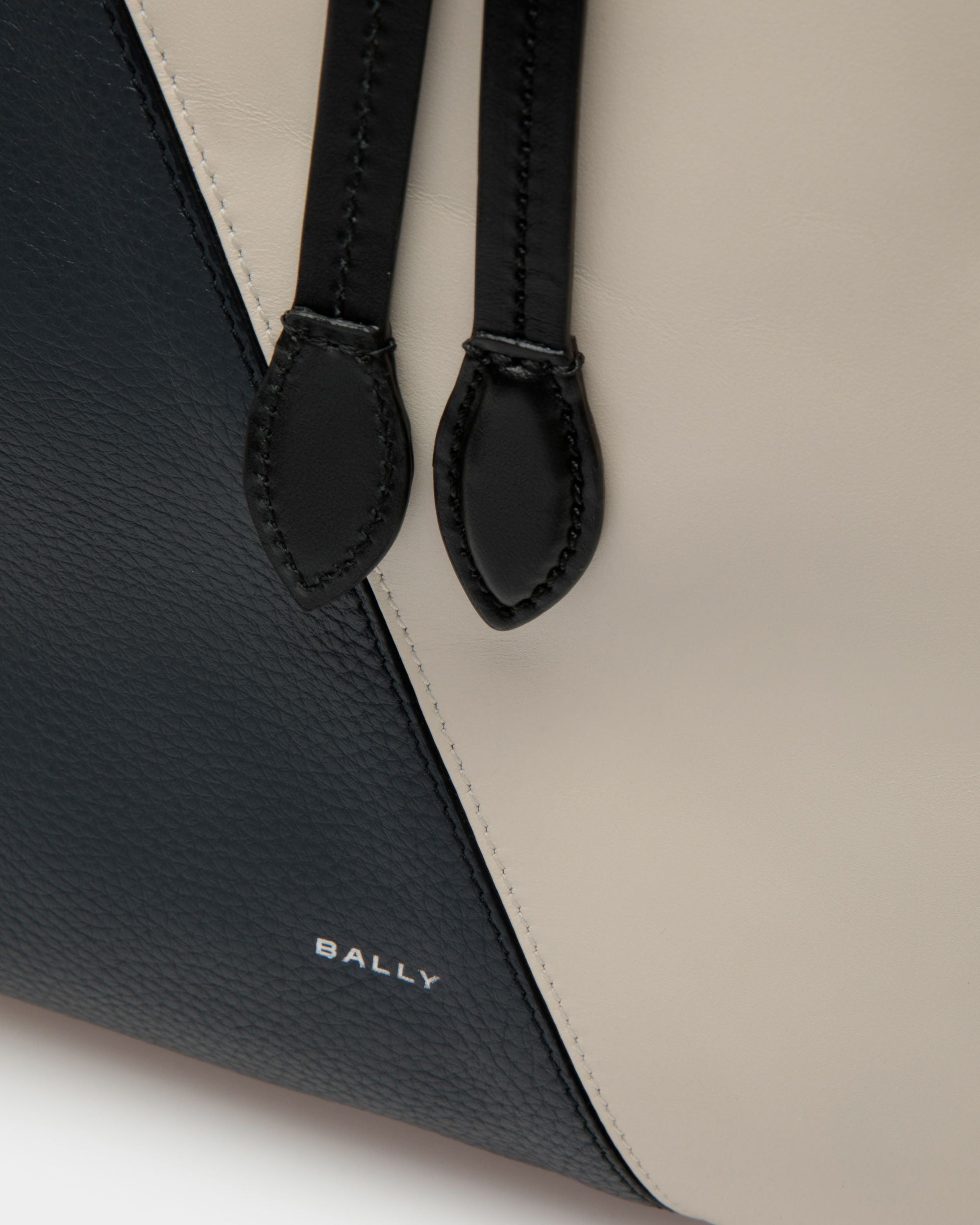 Lago Backpack In Midnight Leather - Men's - Bally - 04