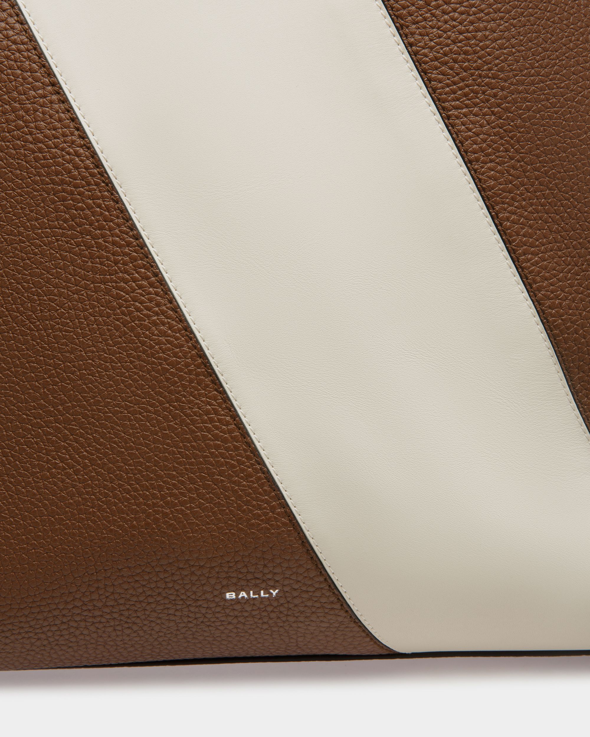 Lago Backpack In Brown Leather - Men's - Bally - 06