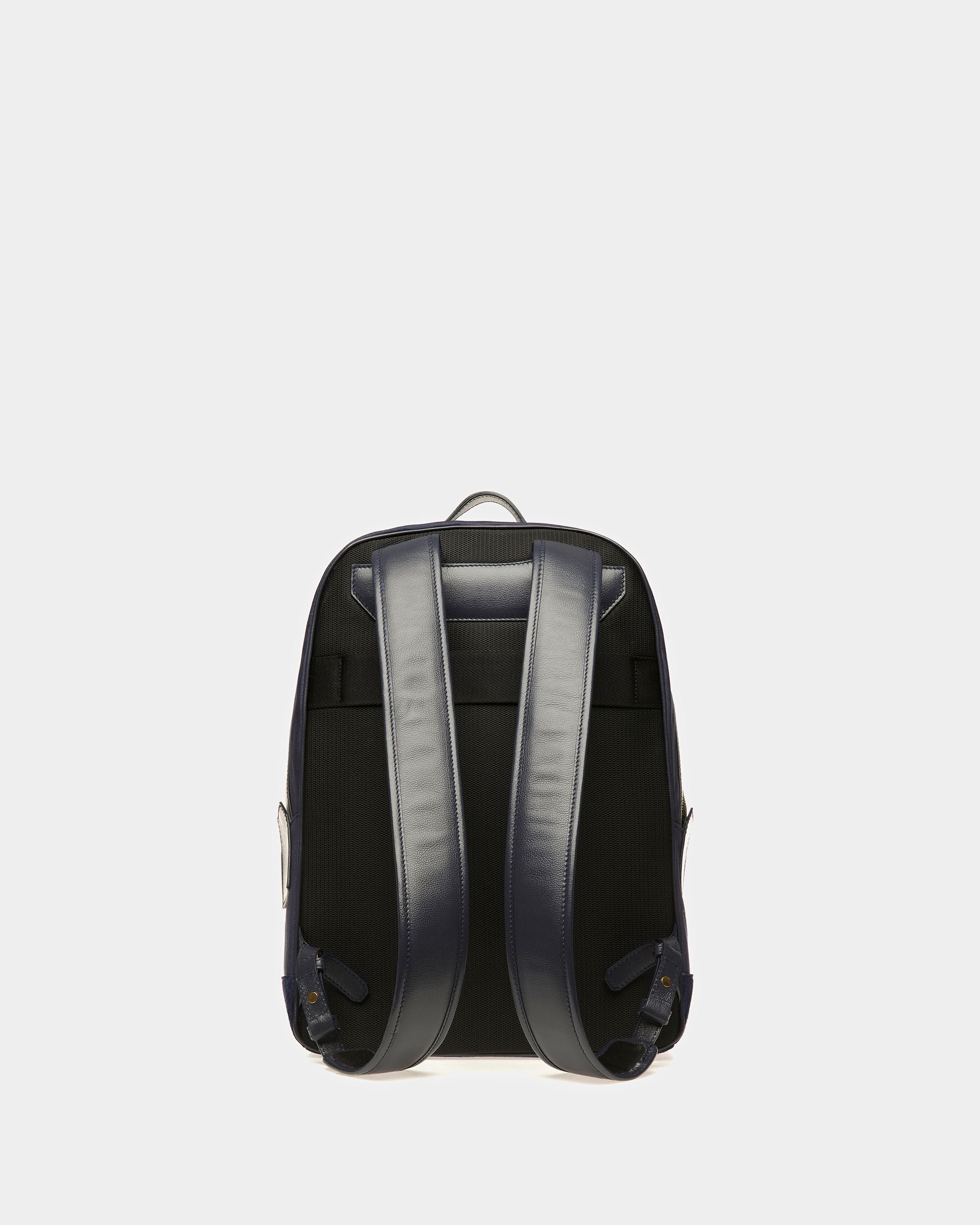 Gare Backpack In Marine Fabric - Men's - Bally - 03