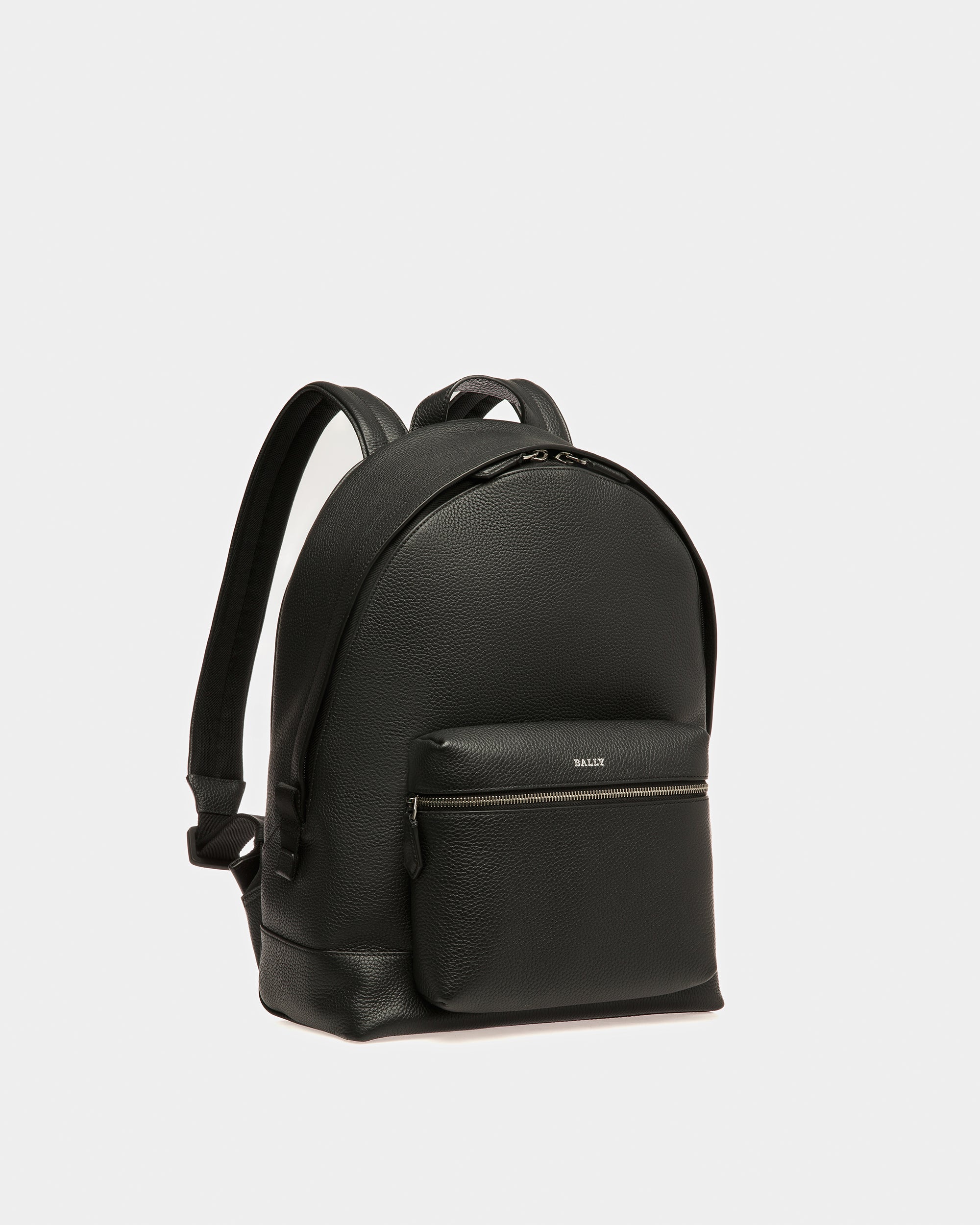 Harper Leather Backpack In Black - Men's - Bally - 04