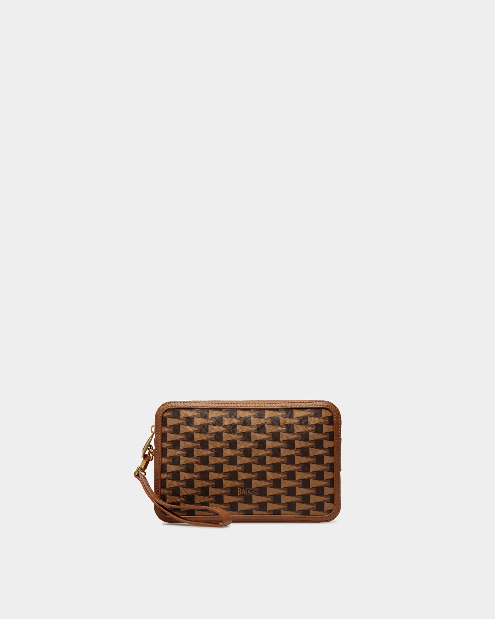 Pennant Clutch In Desert TPU - Men's - Bally - 01