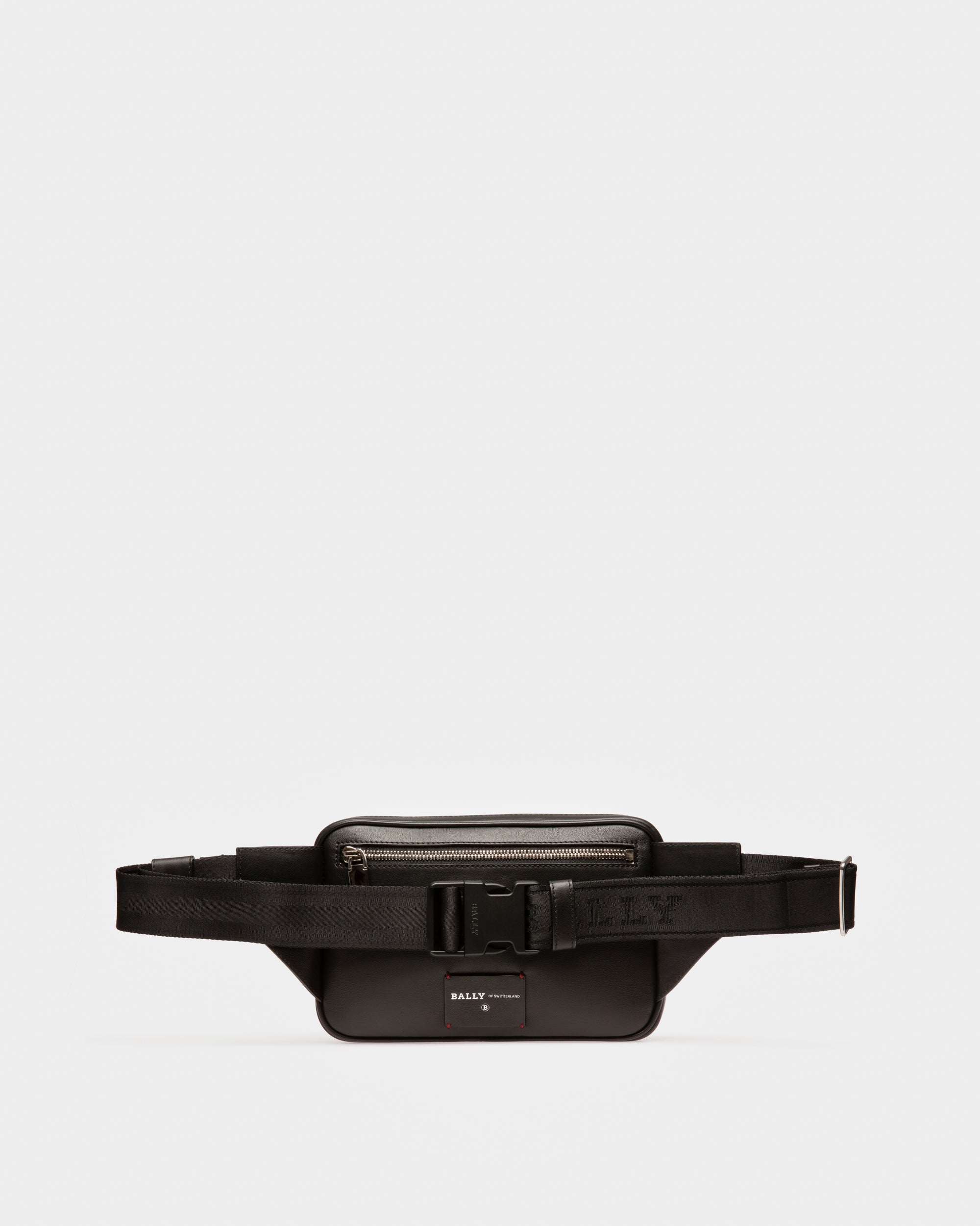 Hilbert Leather Bum Bag In Black - Men's - Bally - 03