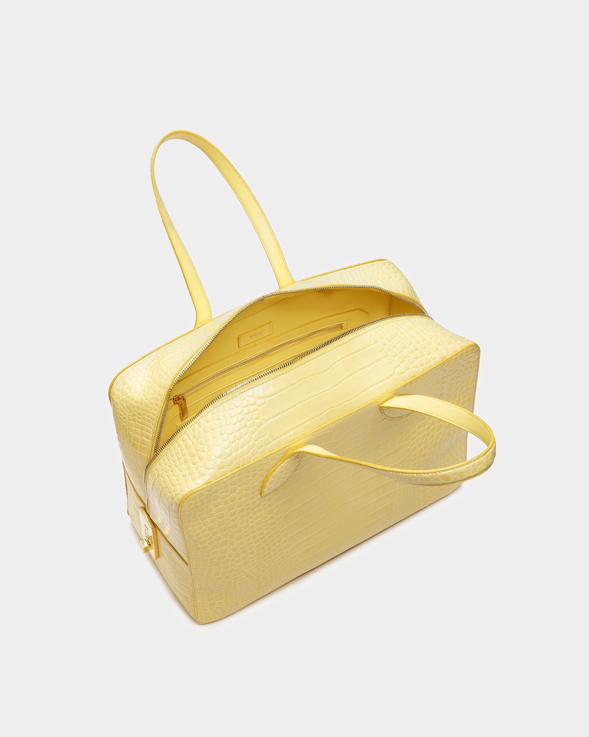 Lago Weekender Bag In Leather - Men's - Bally - 05
