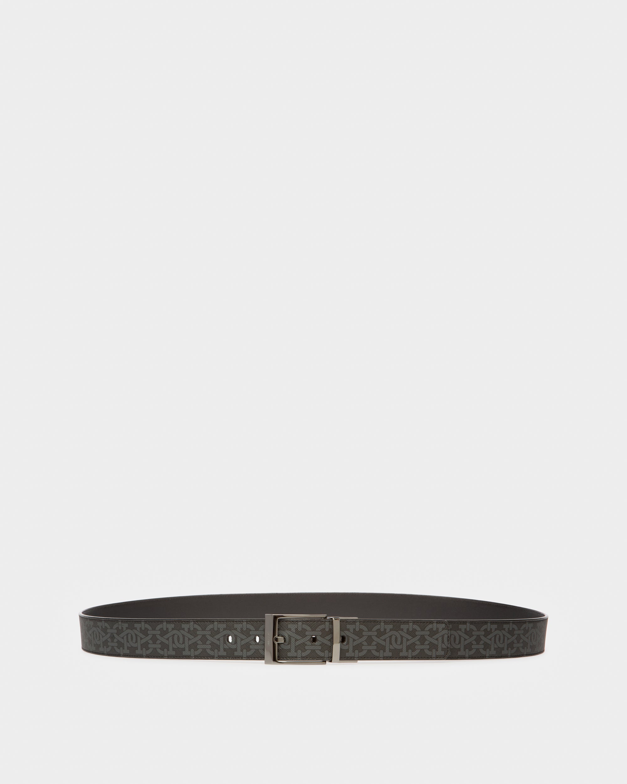 Shiff Tpu 35Mm Belt In Grey & Black - Men's - Bally - 01