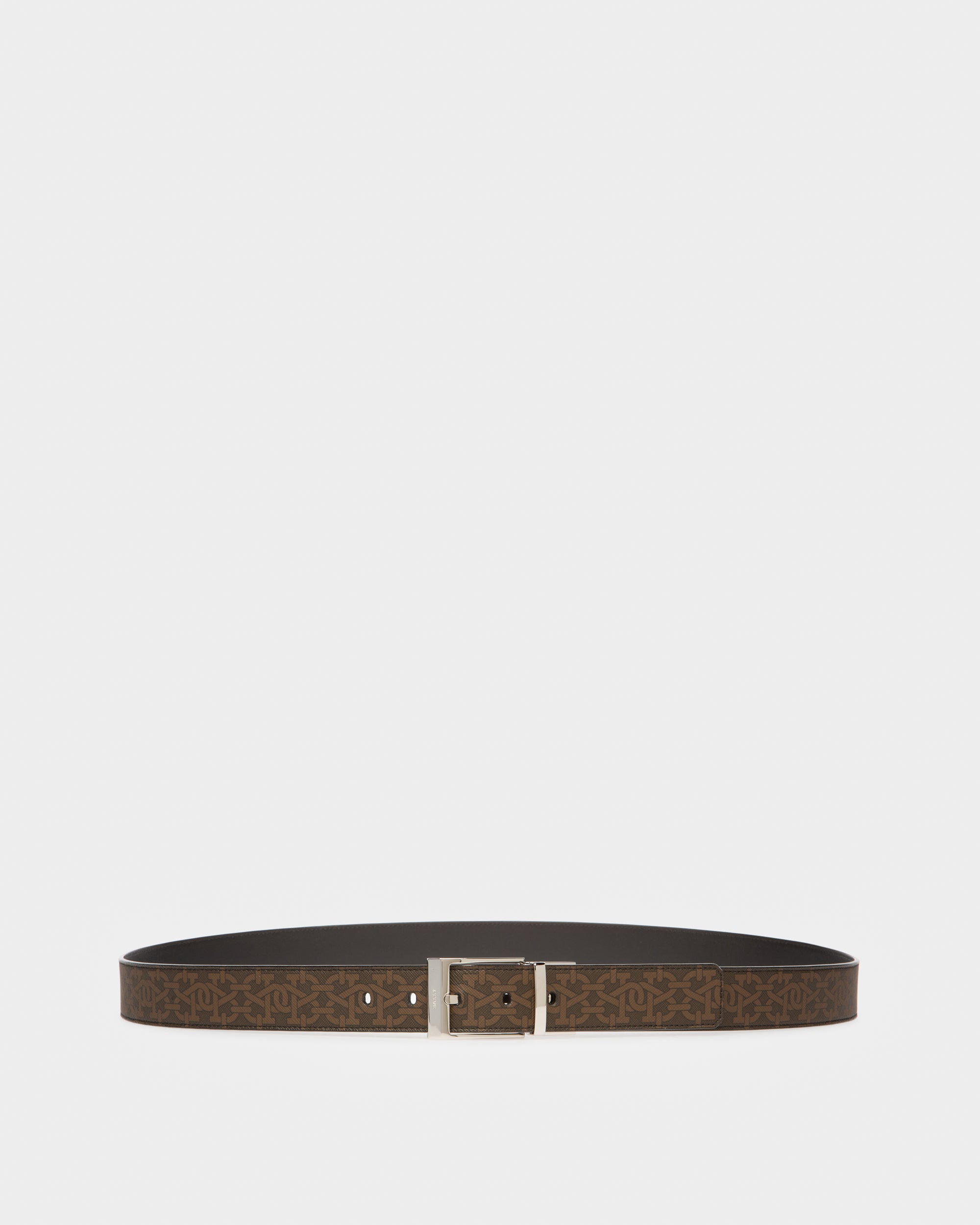 Shiff Tpu 35Mm Belt In Brown & Black - Men's - Bally - 01