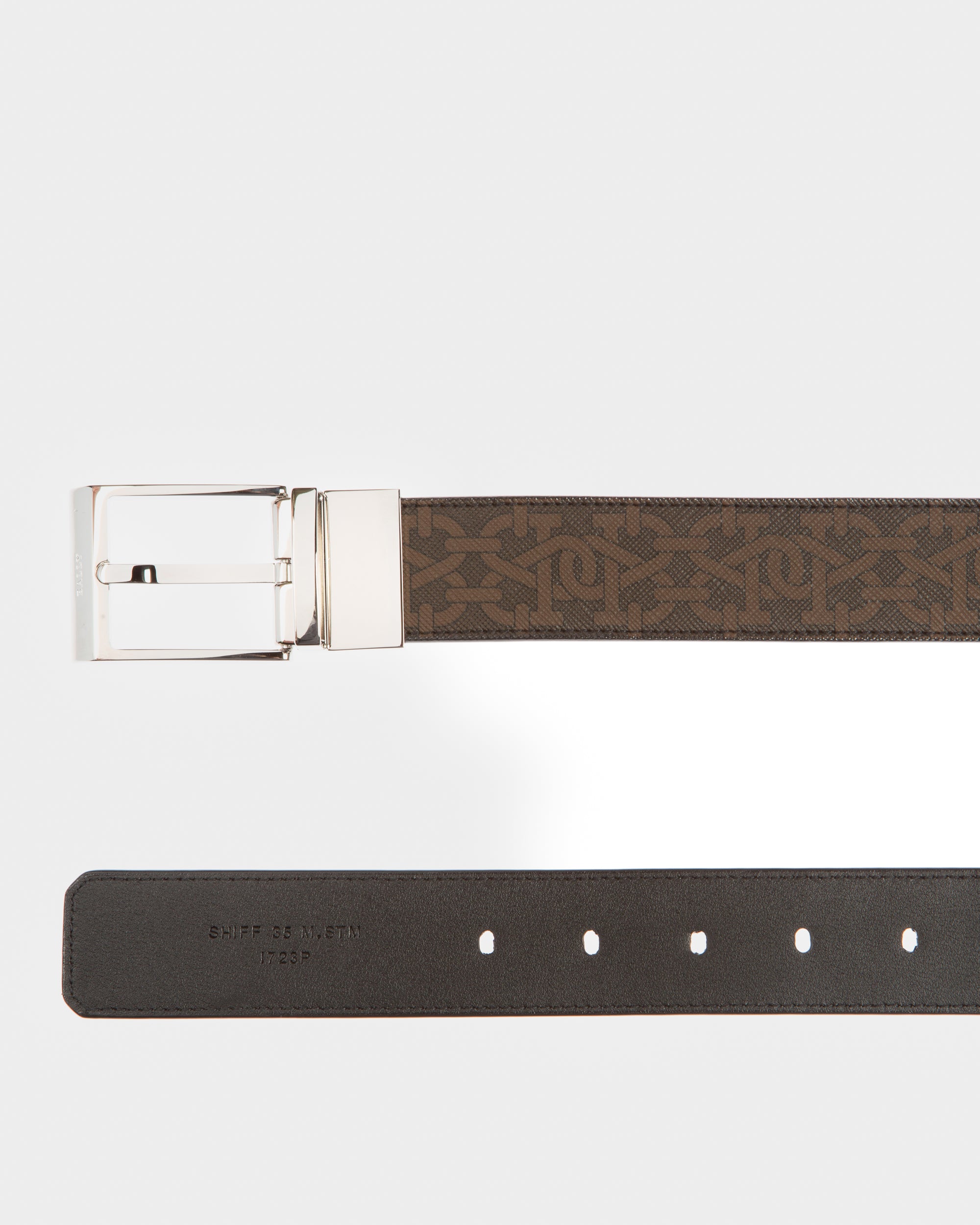 Shiff Tpu 35Mm Belt In Brown & Black - Men's - Bally - 02
