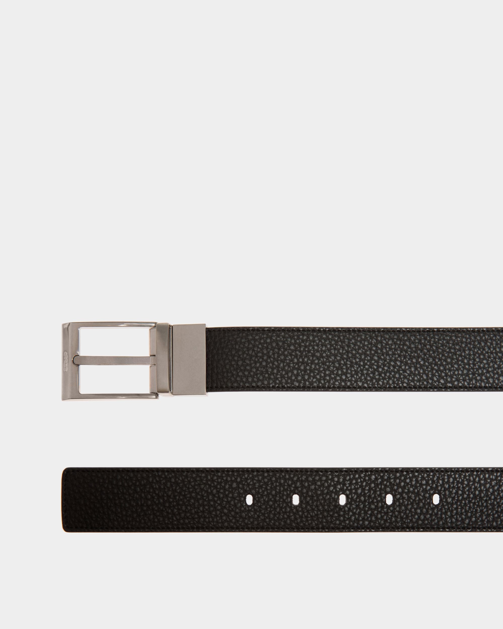 Shiffie 35mm Reversible And Adjustable Belt in Black And Brown Leather - Men's - Bally - 02