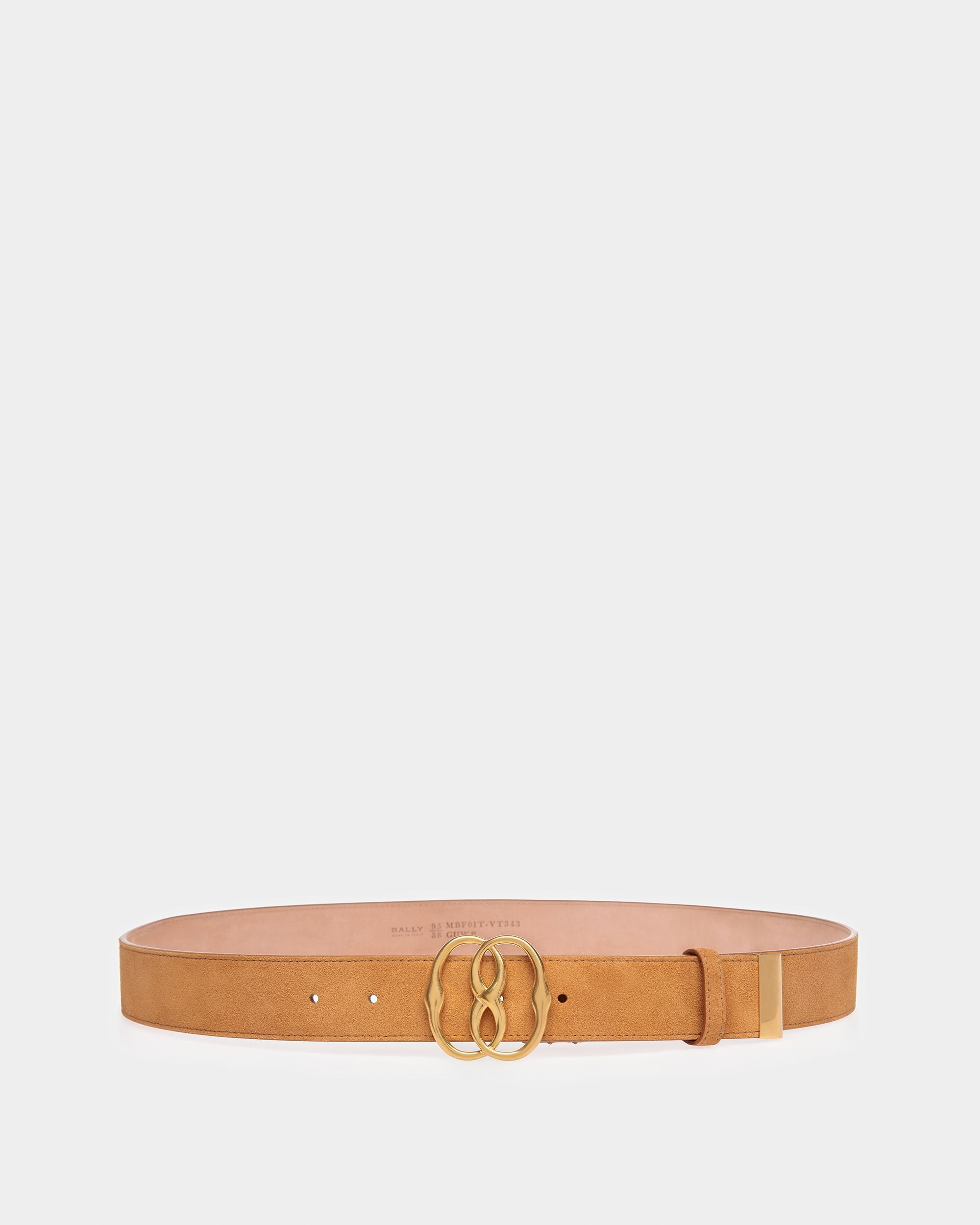 Emblem Leather 35Mm Belt - Men's - Bally - 01