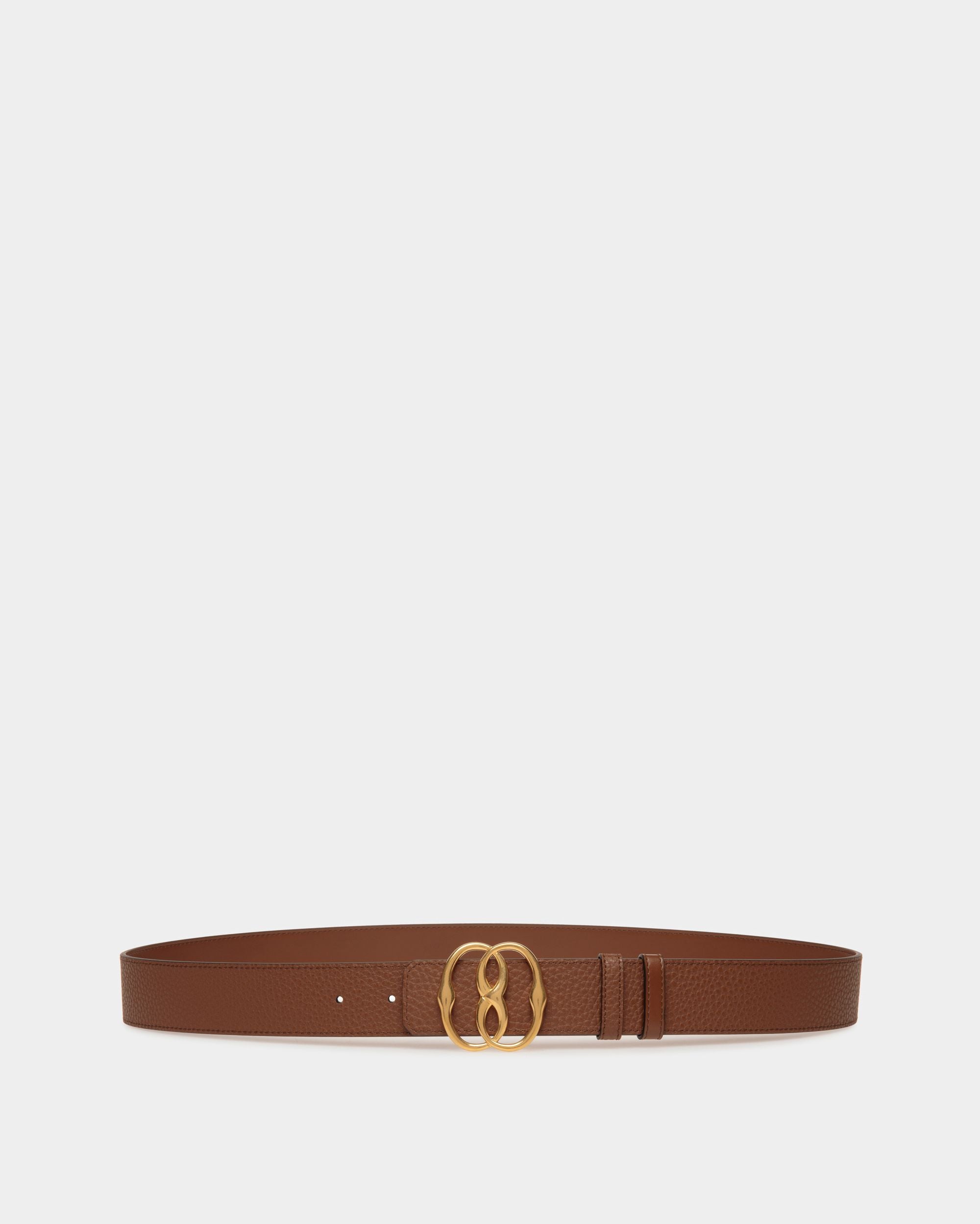 Bally Iconic 35mm Belt In Brown Leather - Men's - Bally - 01