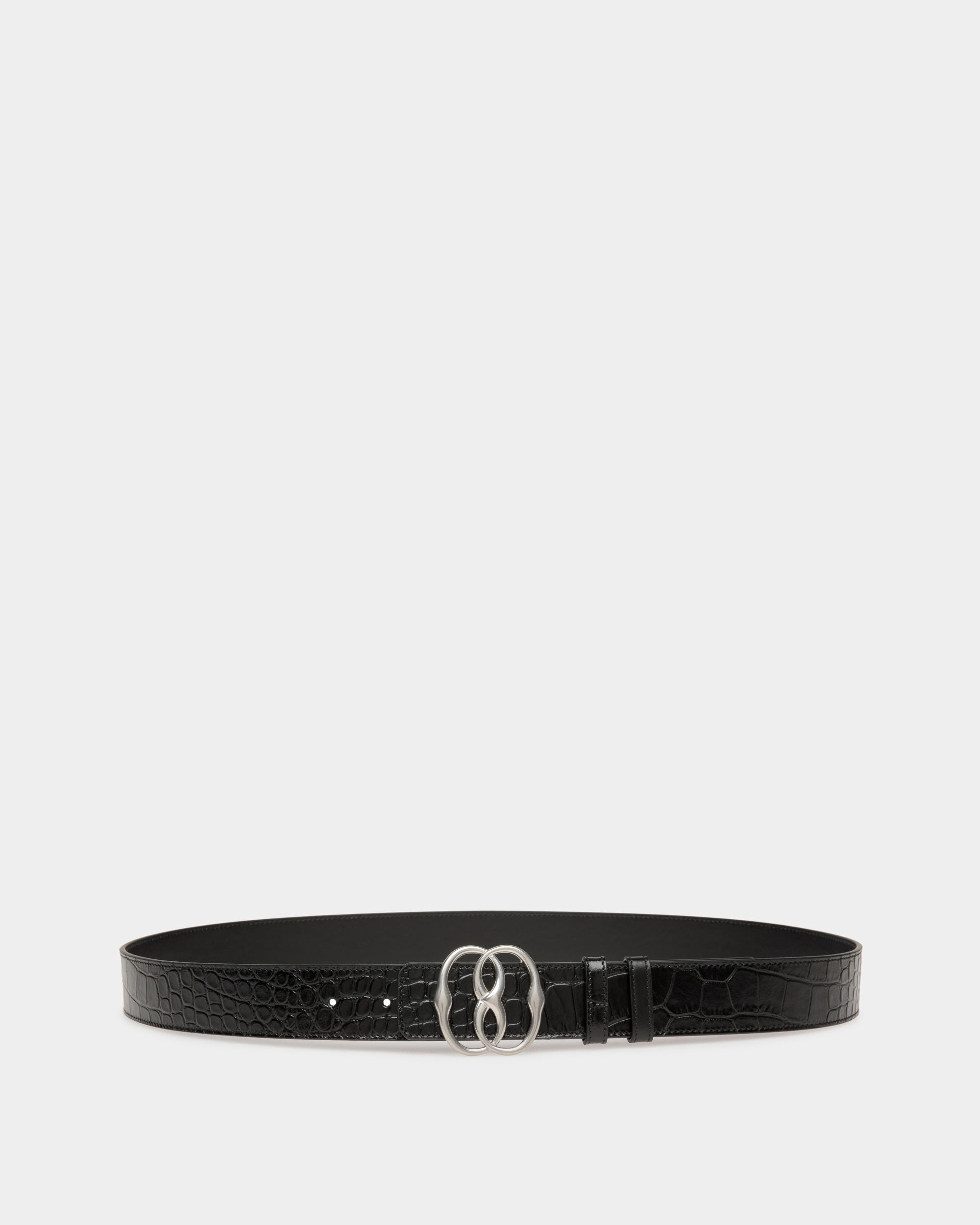 Bally Iconic 35mm Belt In Black Leather - Men's - Bally - 01
