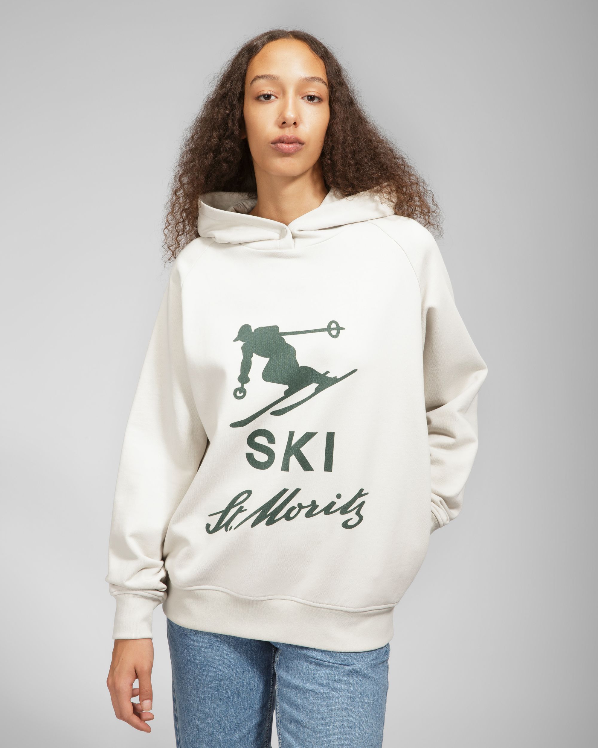 Ski St Moritz Hoodie Cotton Sweatshirt In Grey - Men's - Bally - 08