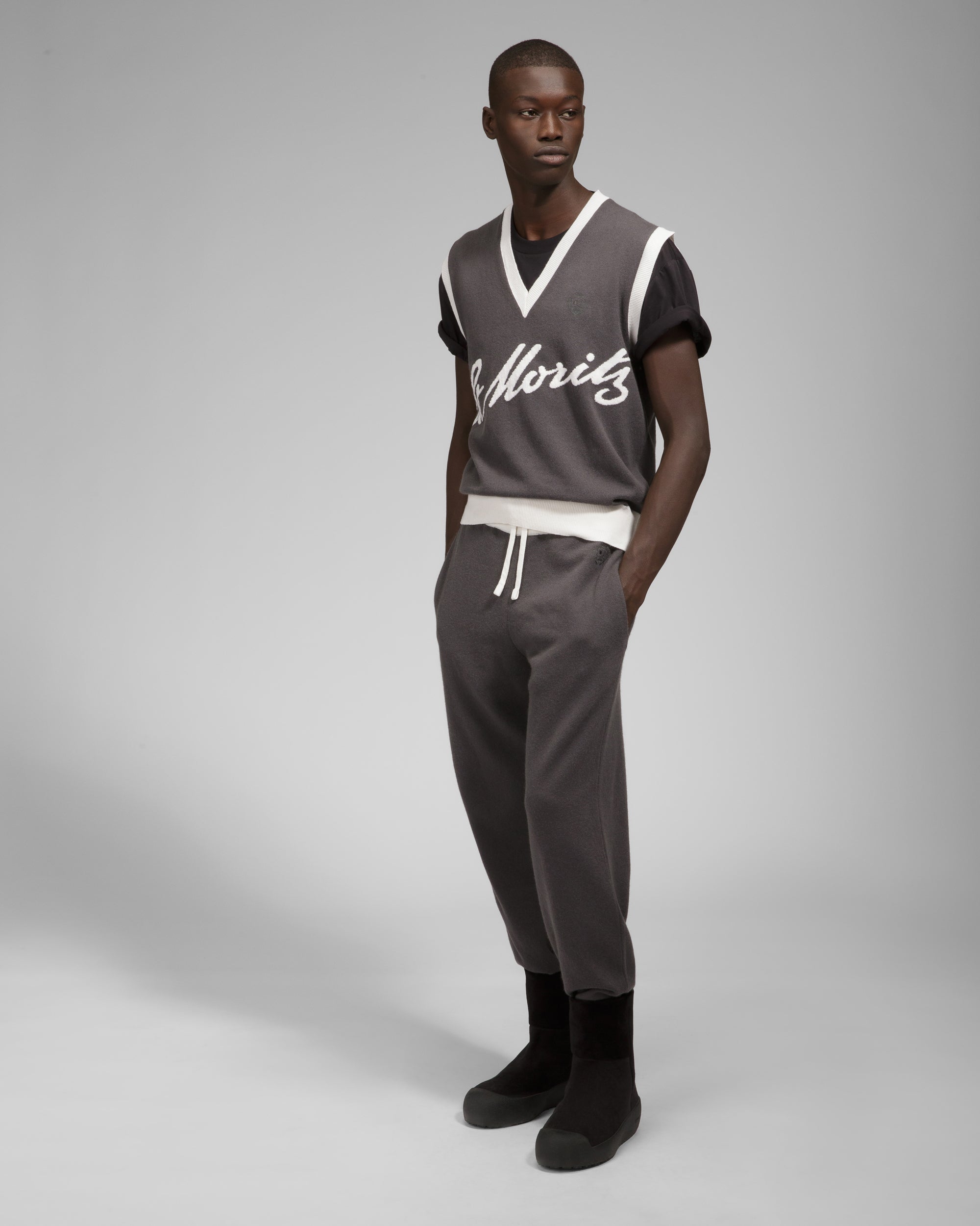 Cashmere Vest In Gray - Men's - Bally - 07
