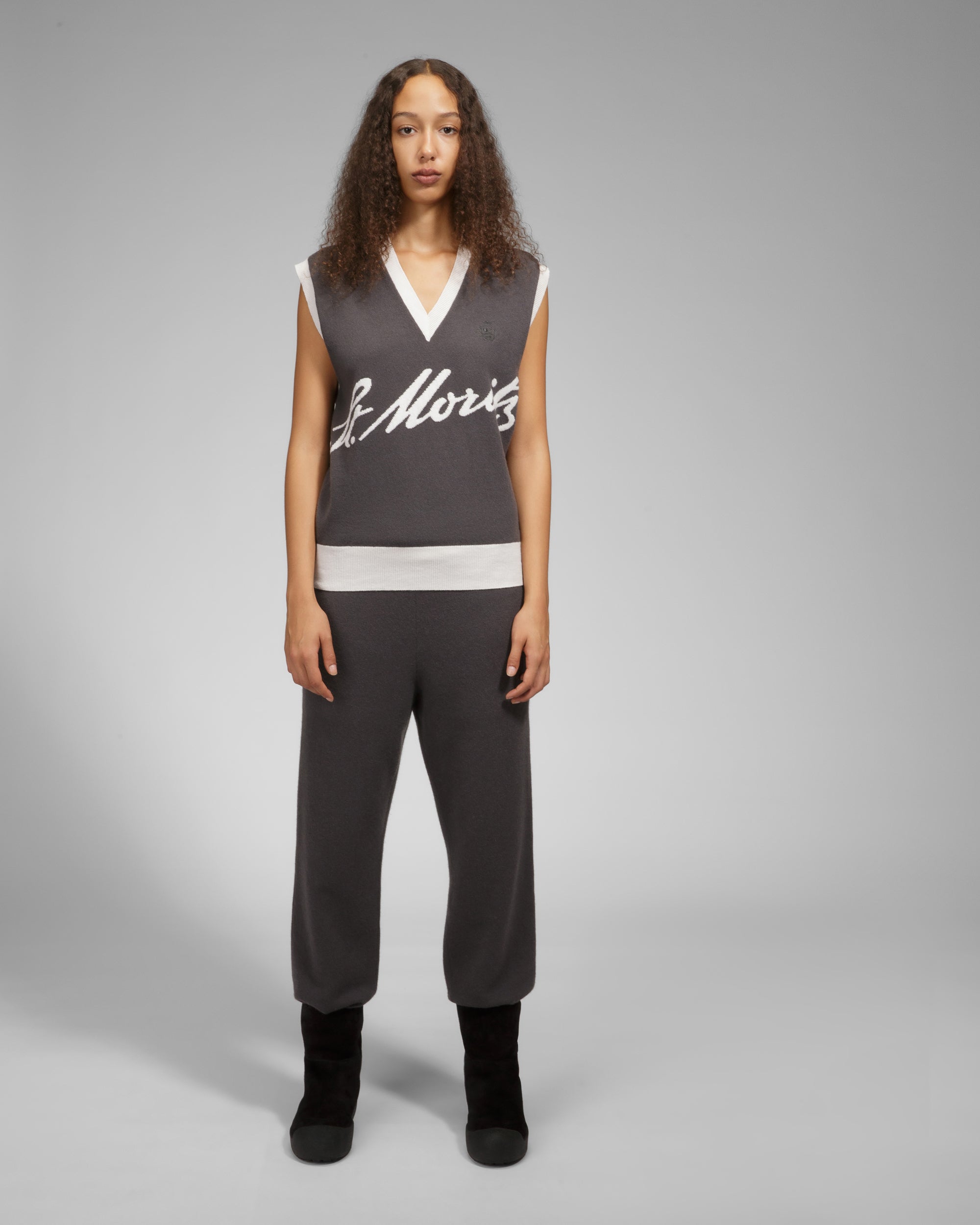 Cashmere Vest In Gray - Men's - Bally - 08