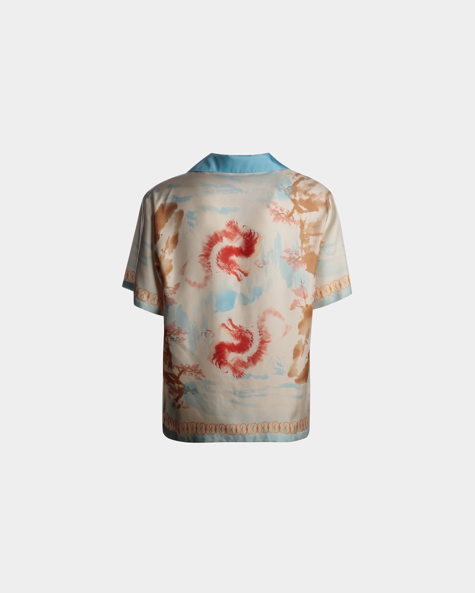 Shirt In Multicolor Silk - Men's - Bally - 03