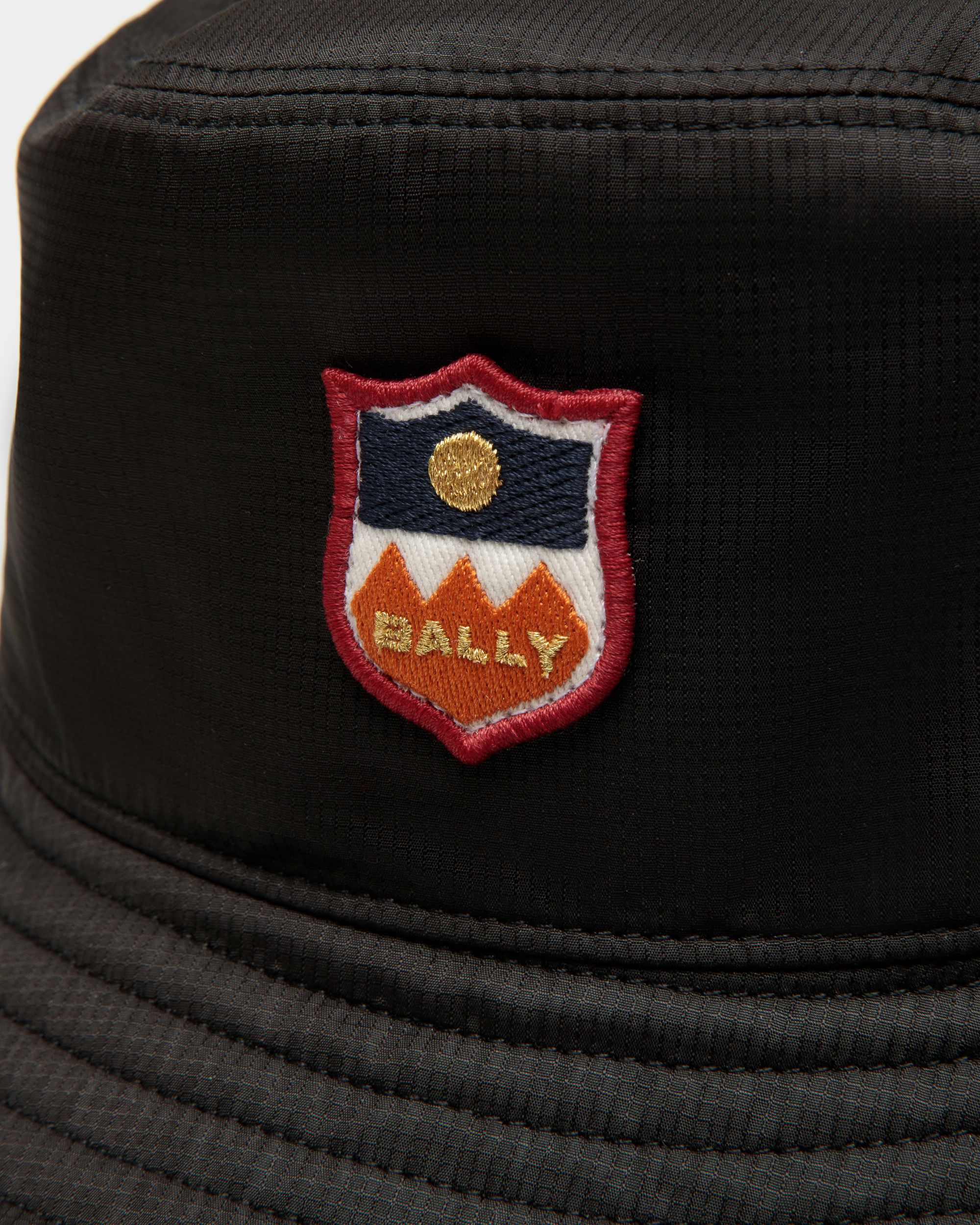 Bucket Hat In Black - Men's - Bally - 04