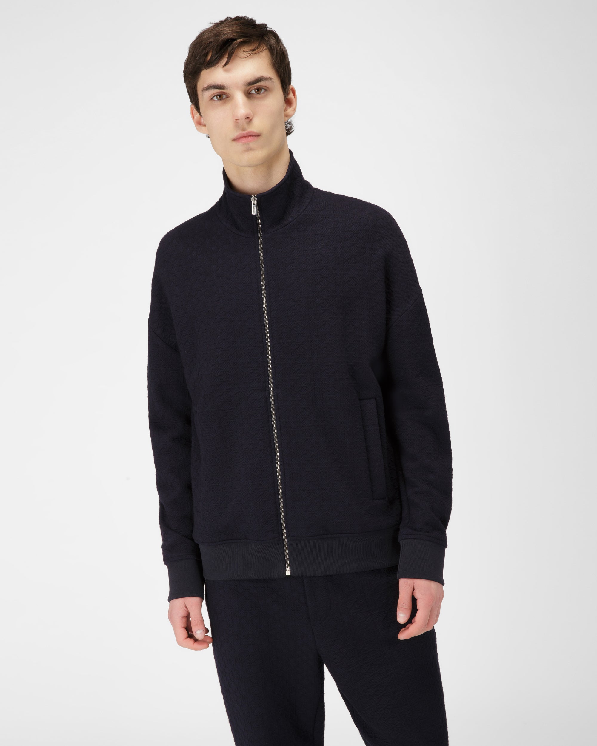 Polyamide Bomber Jacket In Black - Men's - Bally - 01