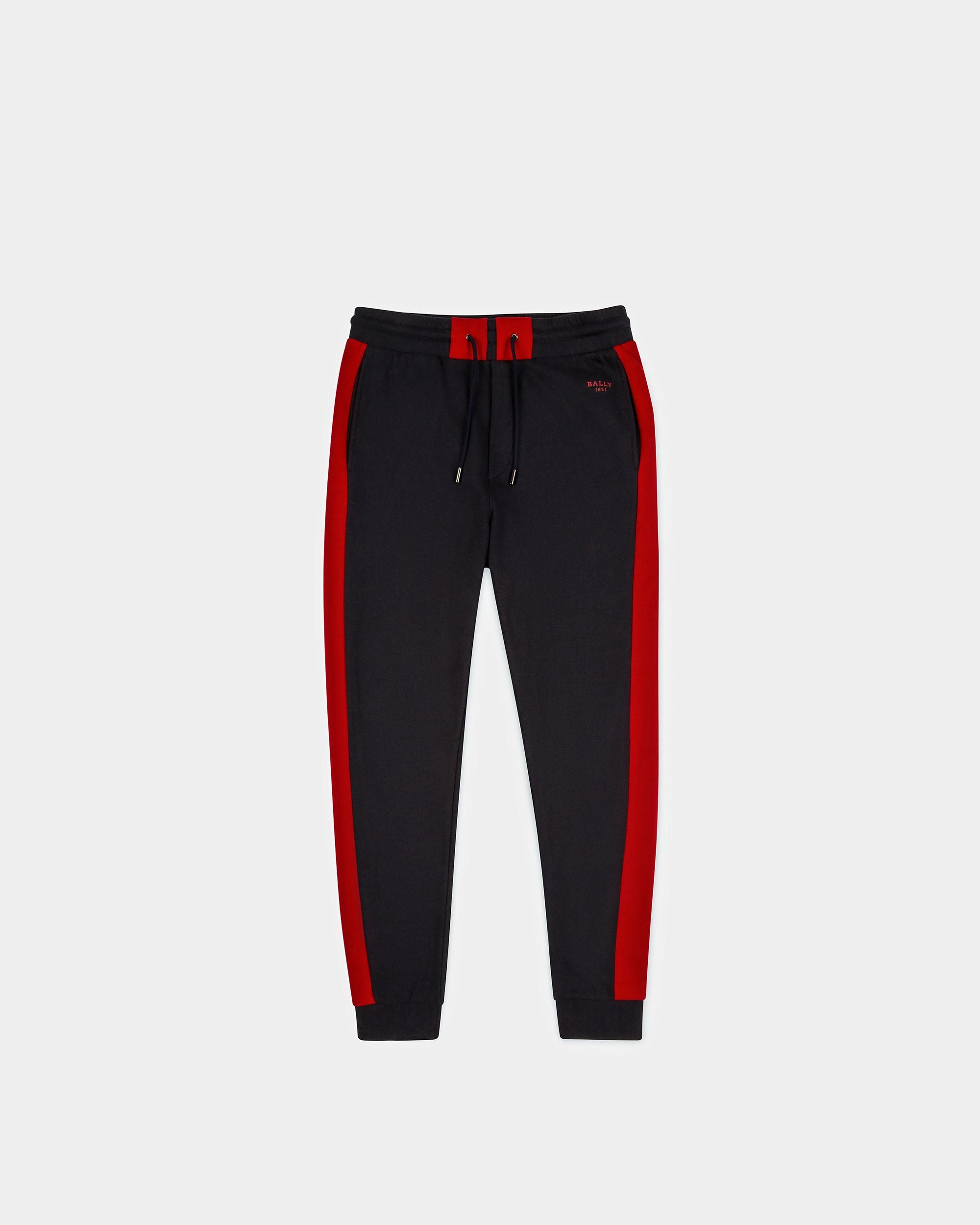 Contrast Stripe Sweatpants - Men's - Bally - 01