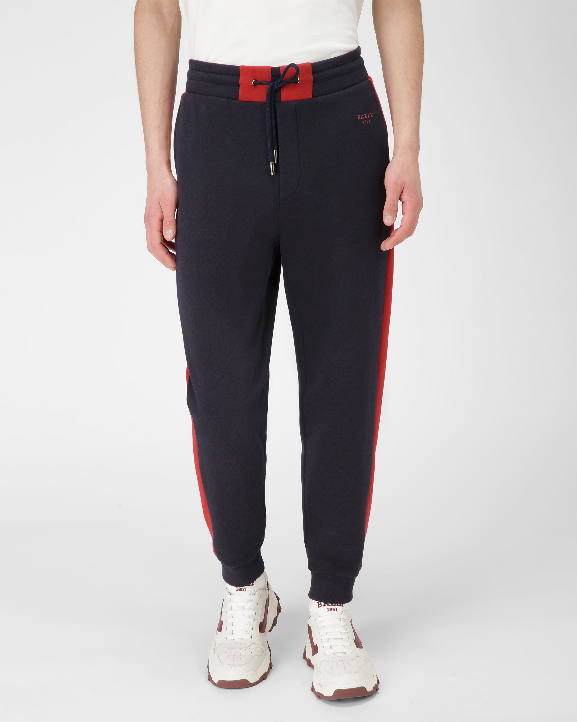 Contrast Stripe Sweatpants - Men's - Bally - 03