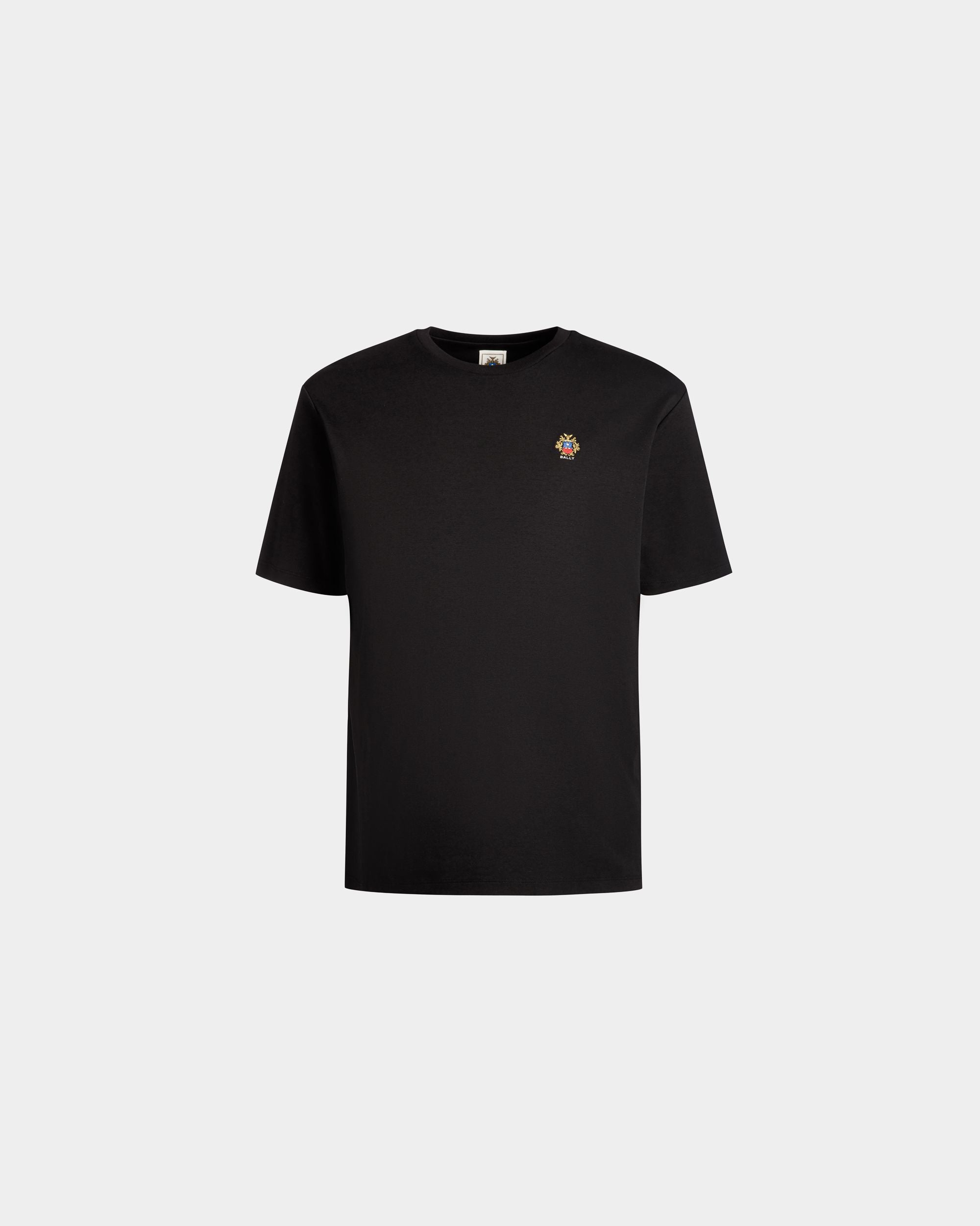 Adrien Brody Travel Collection T-Shirt In Black Cotton - Men's - Bally - 01