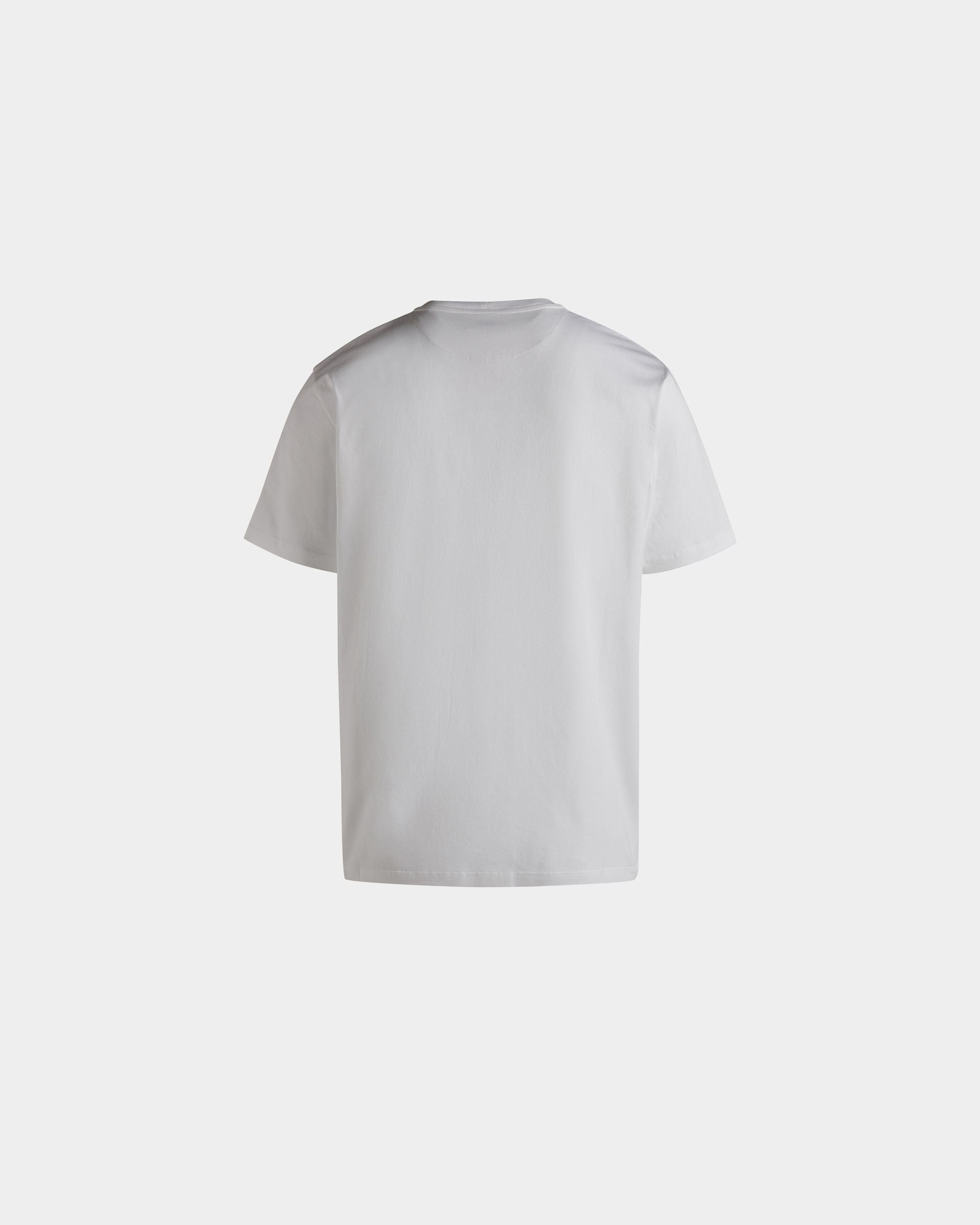 T-Shirt In White Cotton - Men's - Bally - 07
