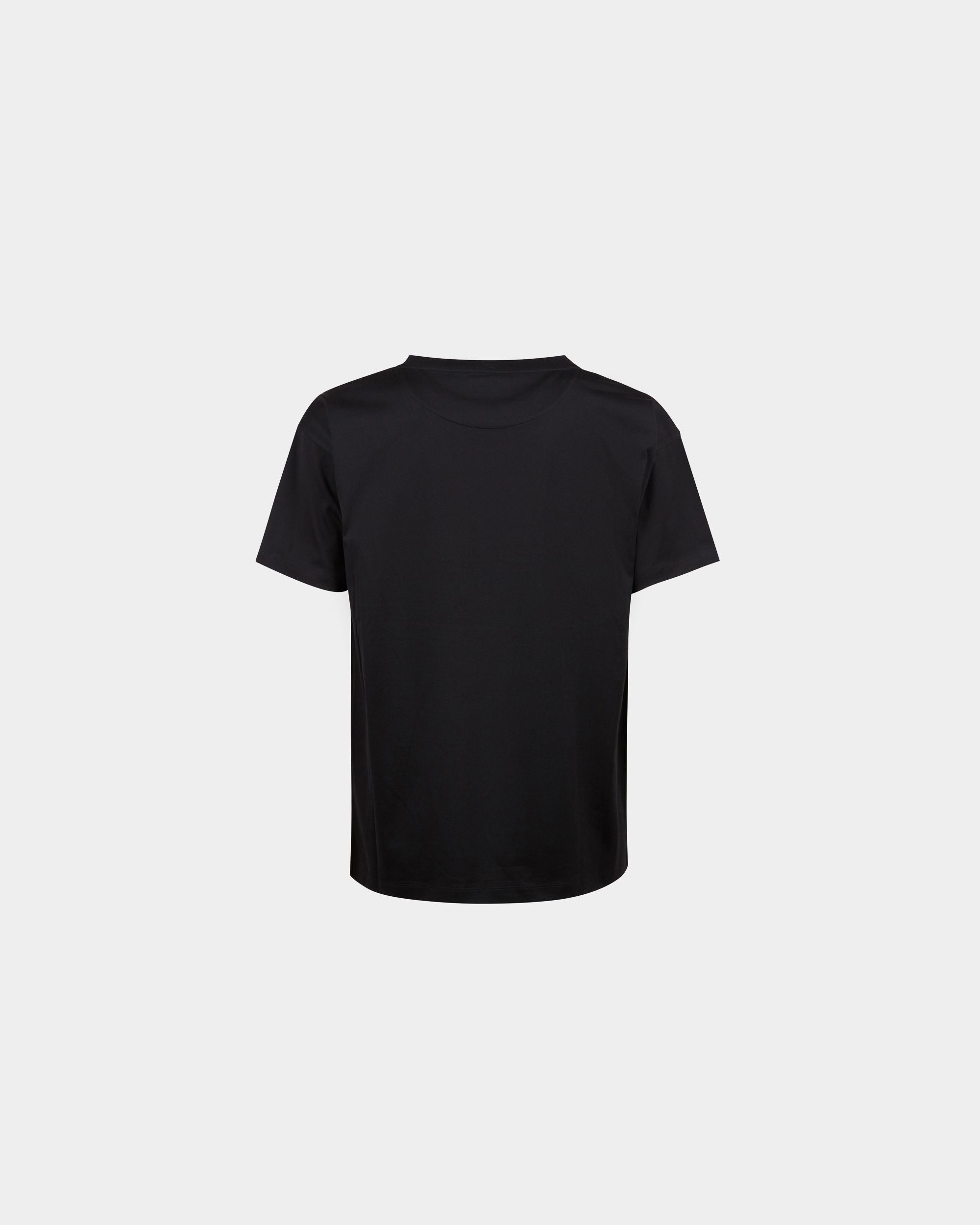 T-Shirt In Black Cotton - Men's - Bally - 07
