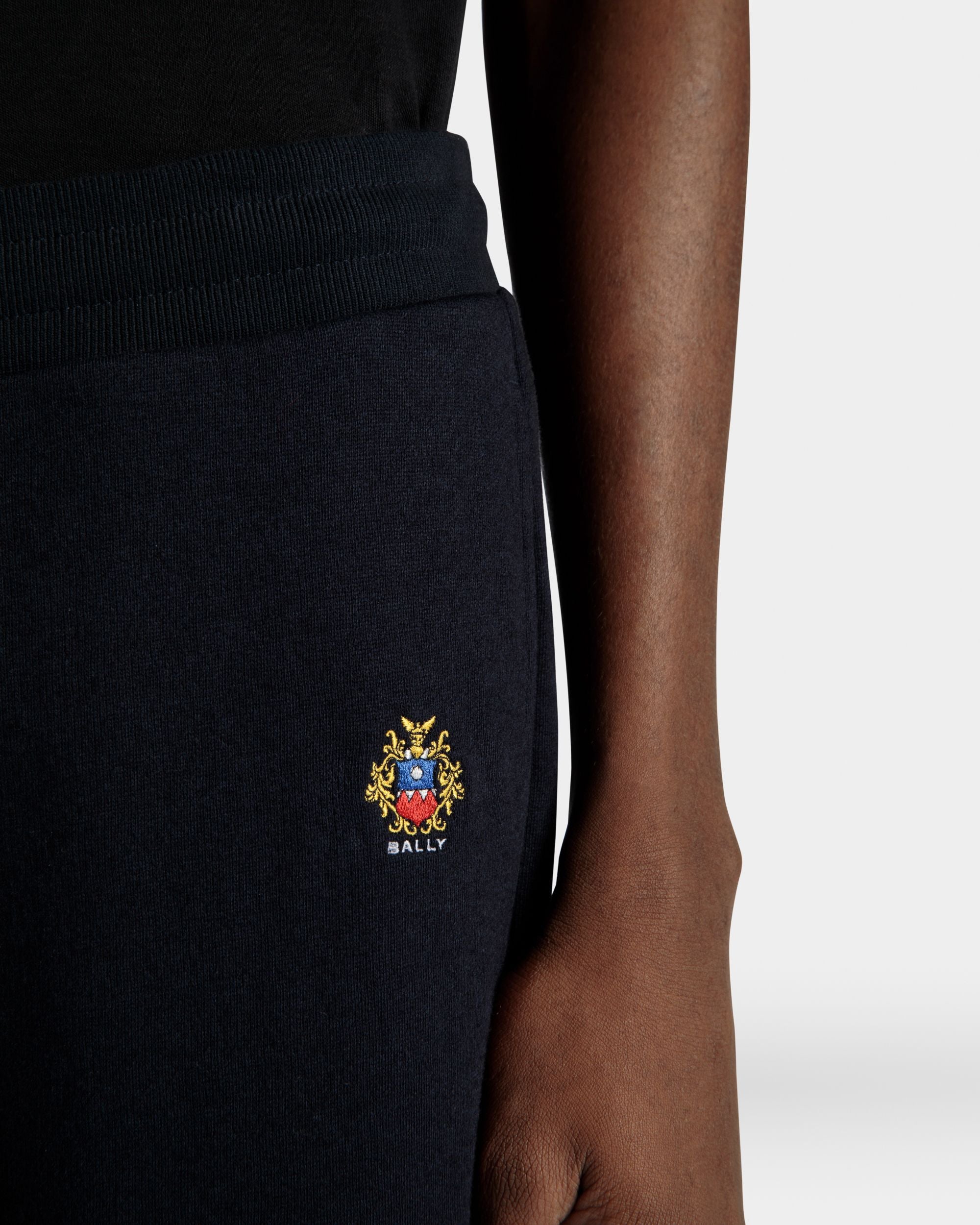 Adrien Brody Travel Collection Sweatpants In Navy Blue Cashmere Blend - Men's - Bally - 04