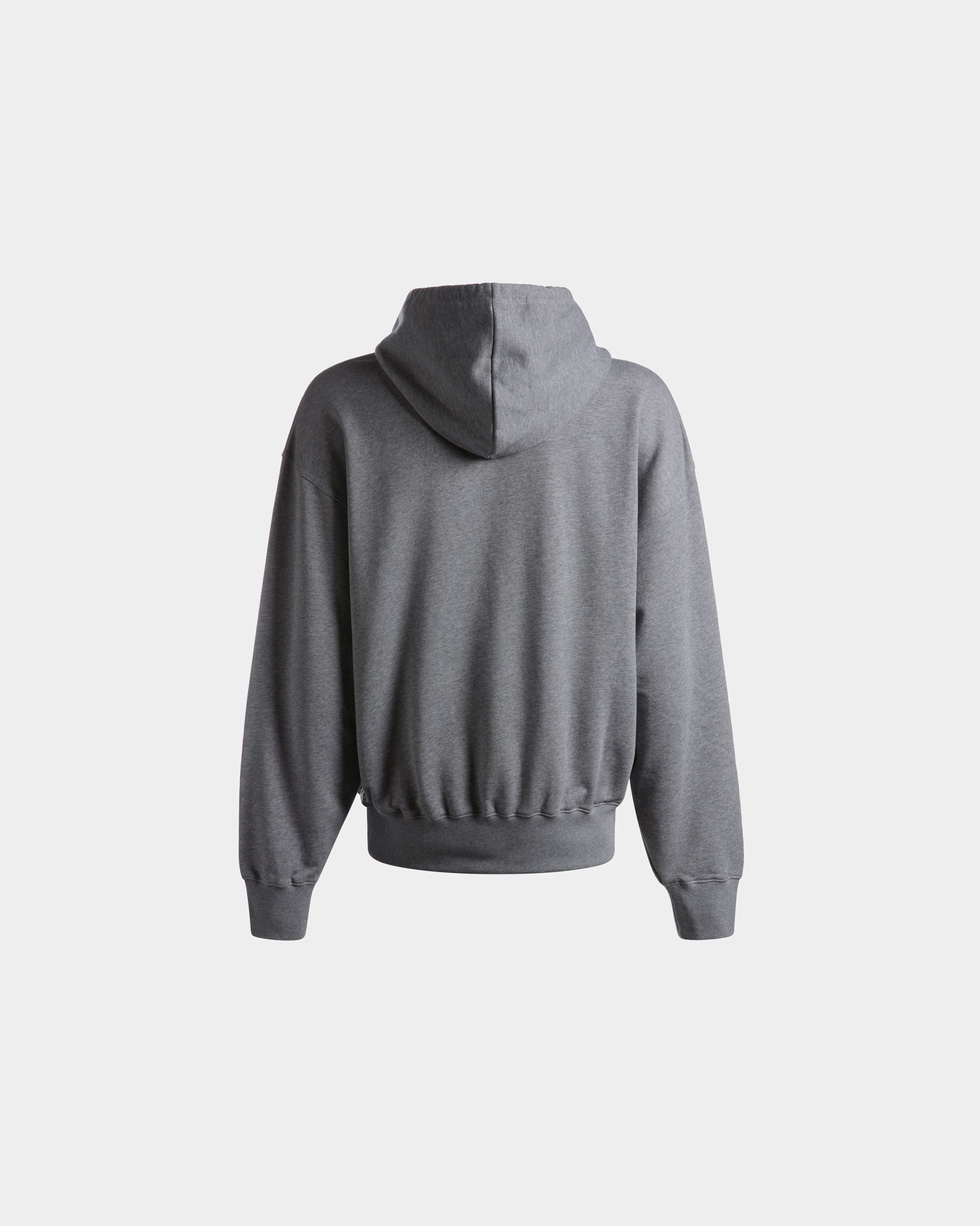 Sweatshirt in Grey Melange Cotton - Men's - Bally - 07