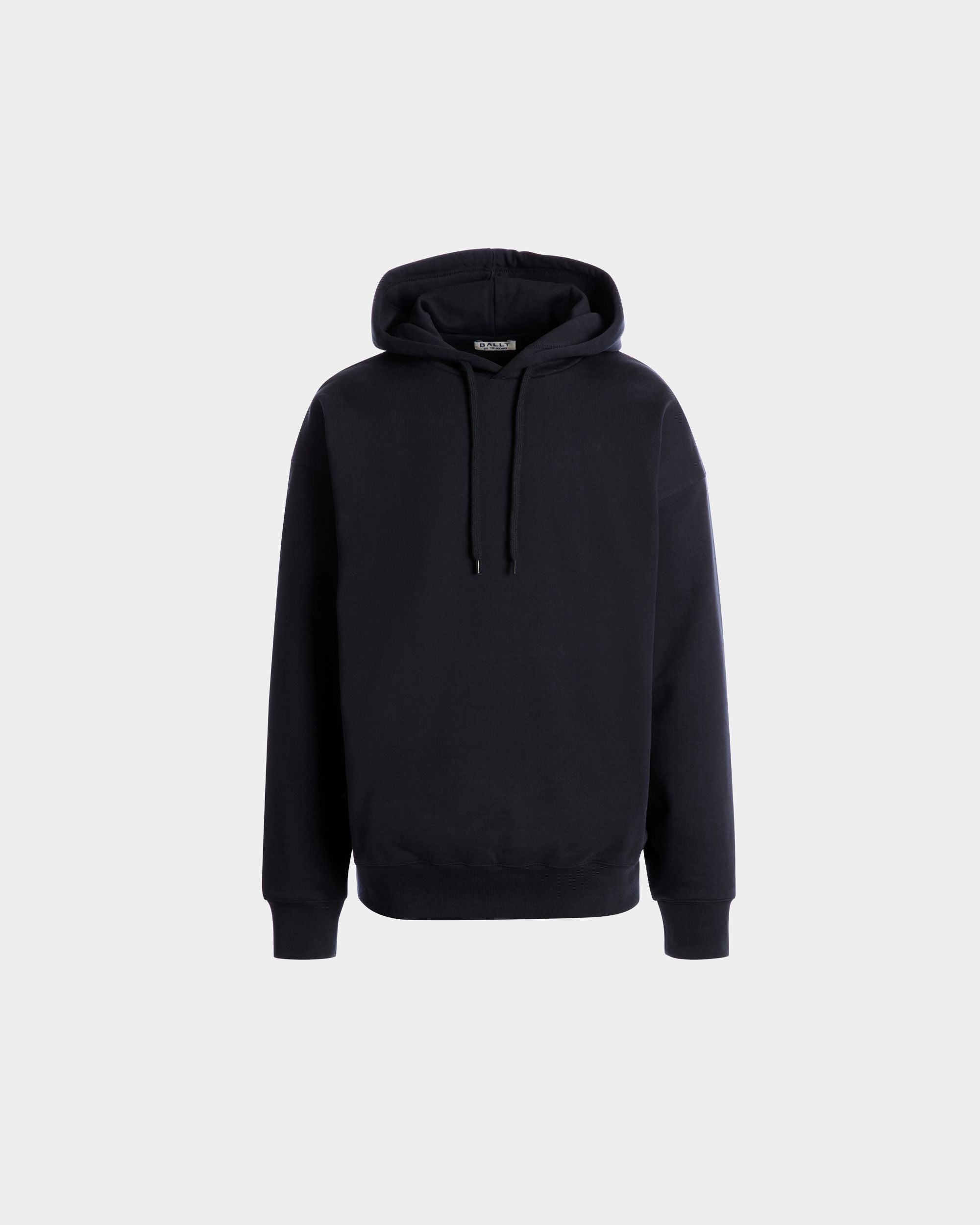 Bally By YK Jeong Hoodie In Navy Blue Cotton - Men's - Bally - 01