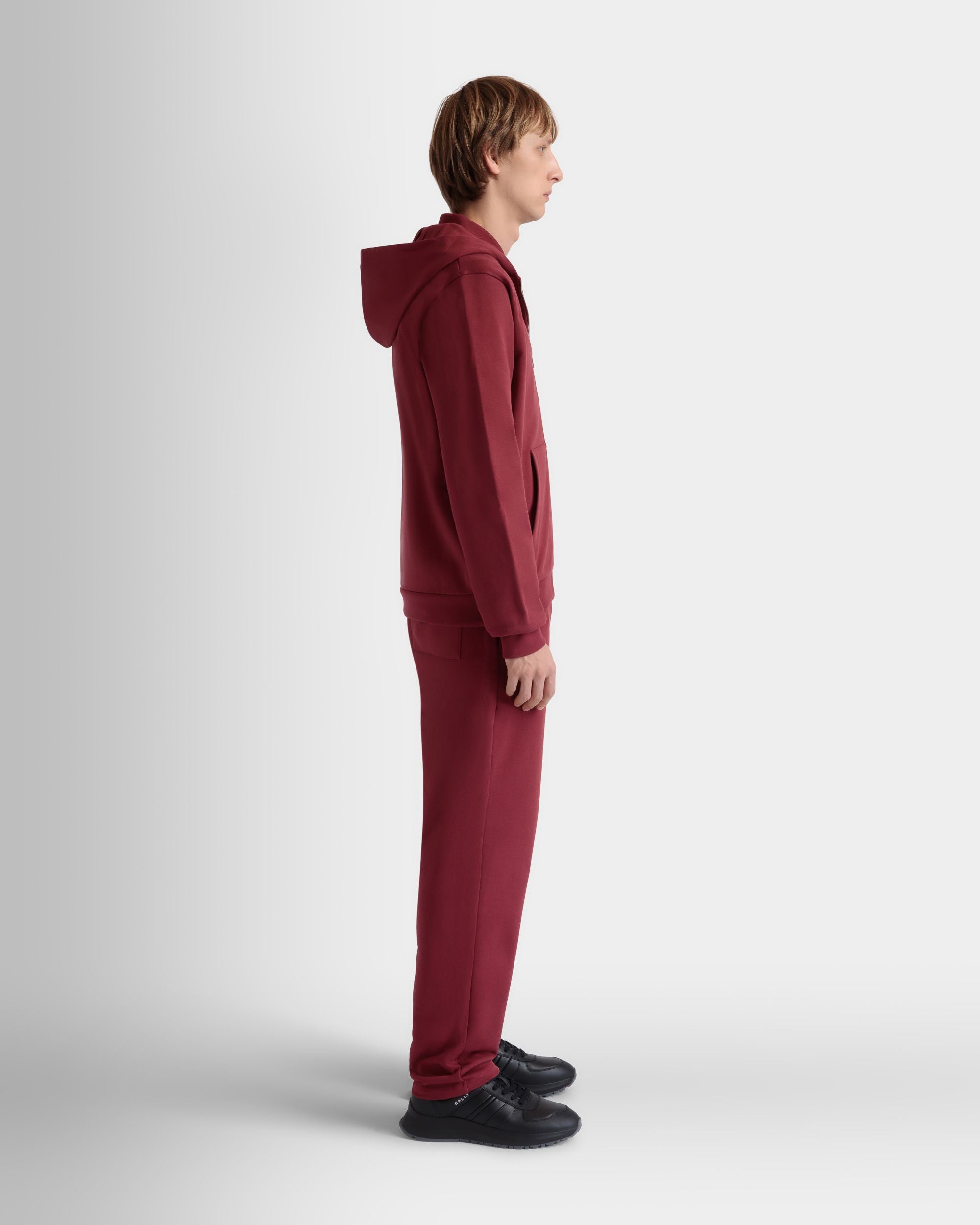 Hoodie in Sirah Cotton - Men's - Bally - 05