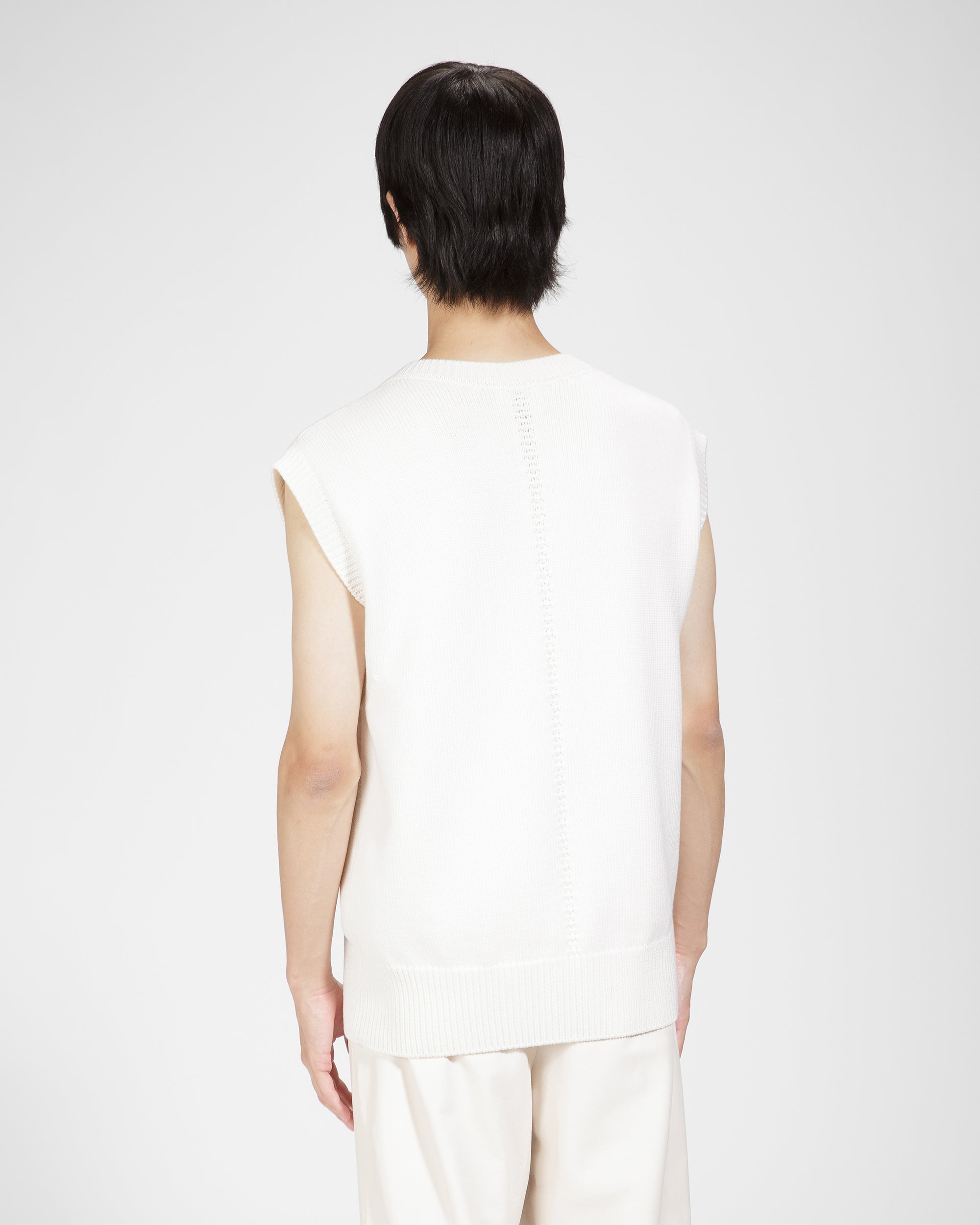 Wool Sweater In Bone - Men's - Bally - 03