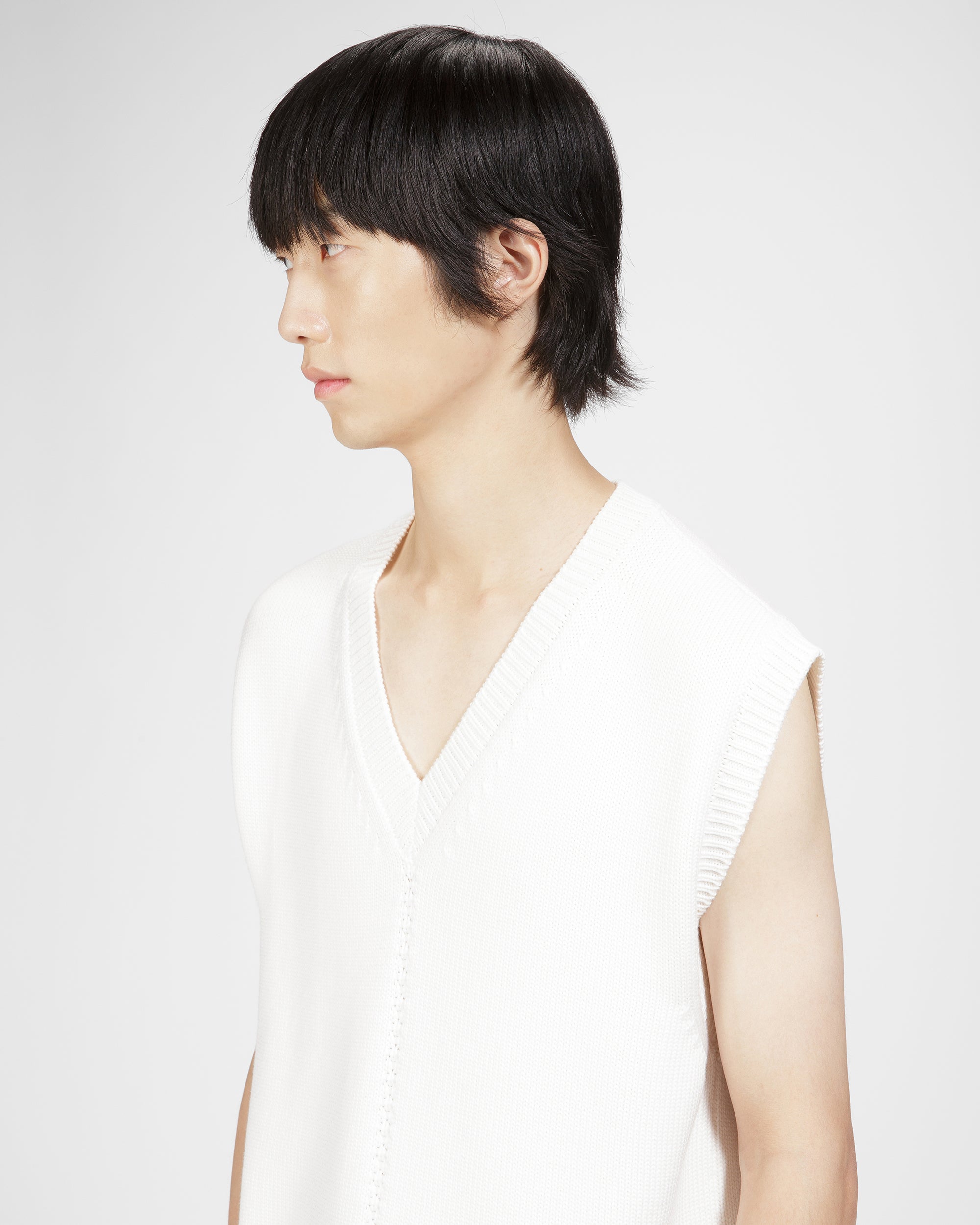 Wool Sweater In Bone - Men's - Bally - 04