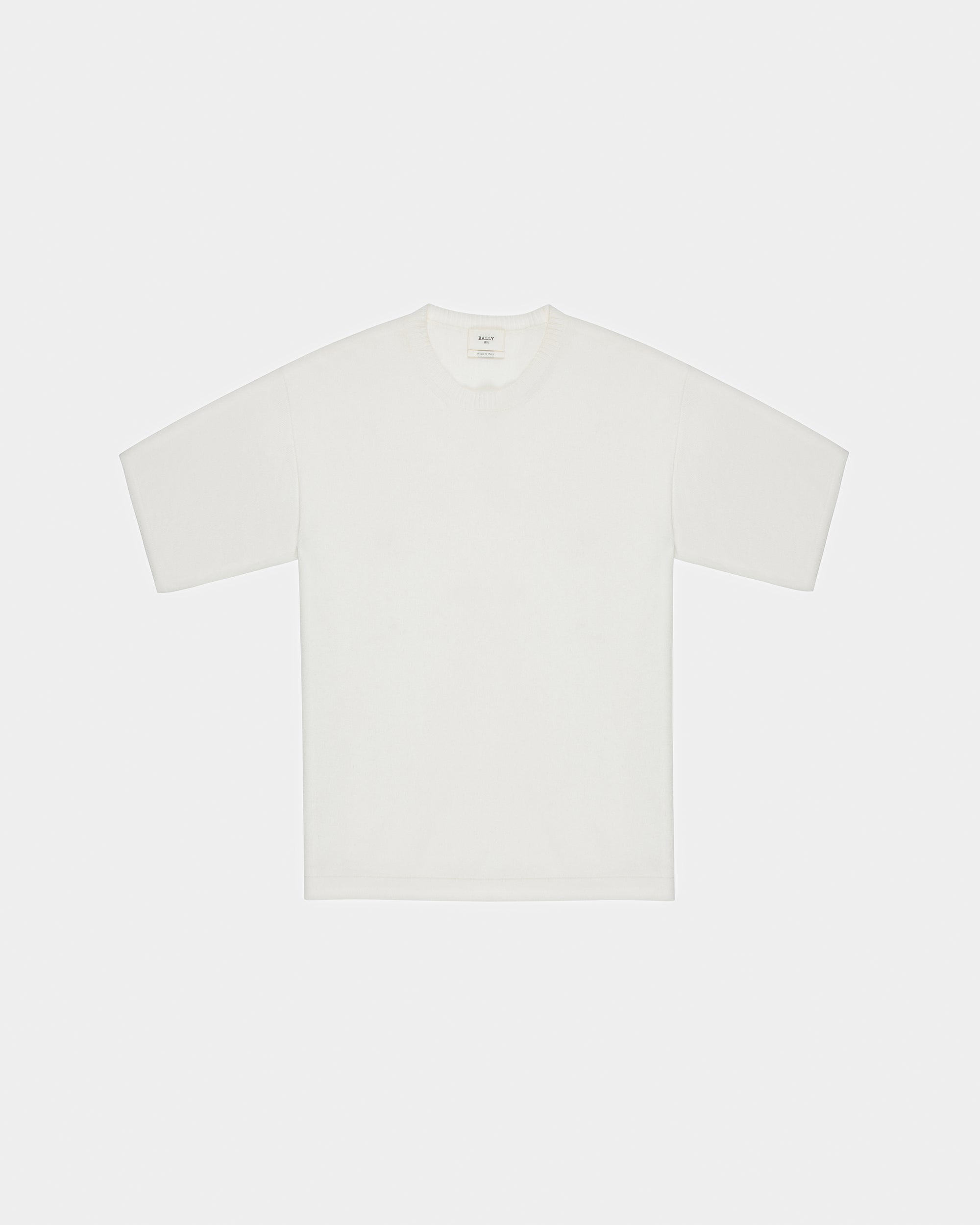 Cashmere Knitted T-Shirt - Men's - Bally - 01