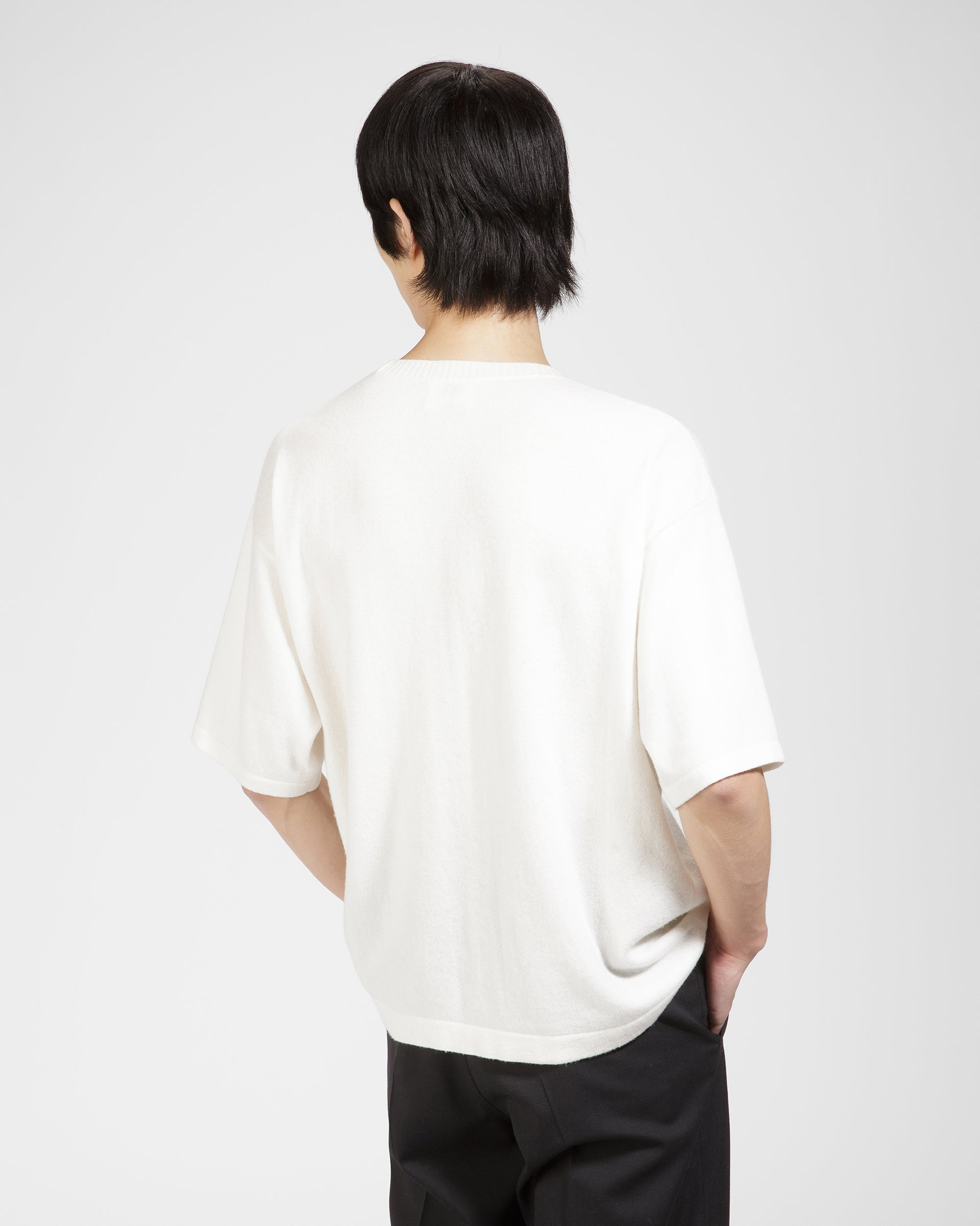 Cashmere Knitted T-Shirt - Men's - Bally - 03